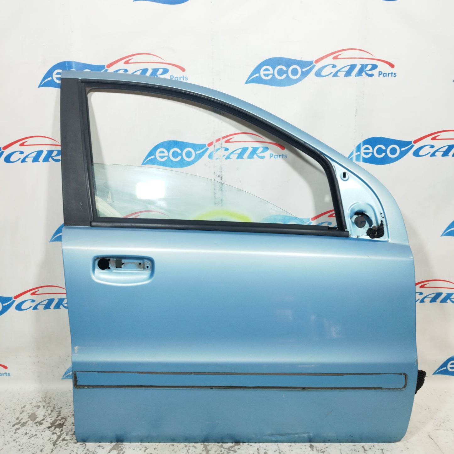 Vordere rechte Tür, blau, Fiat Panda 2005 ecoAC9842