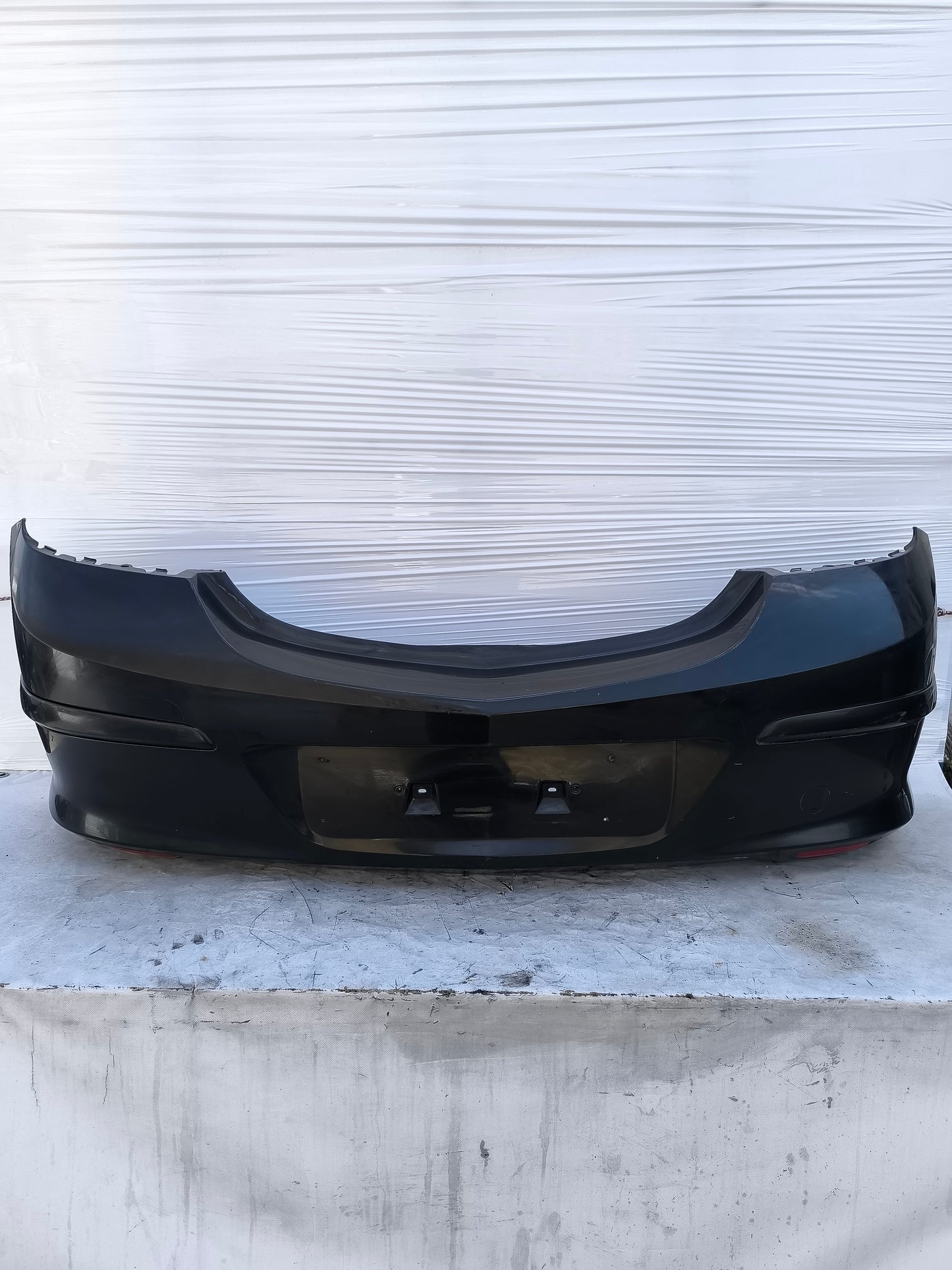 Paraurti posteriore Opel Astra H GTC 3p nero ecoAG8173