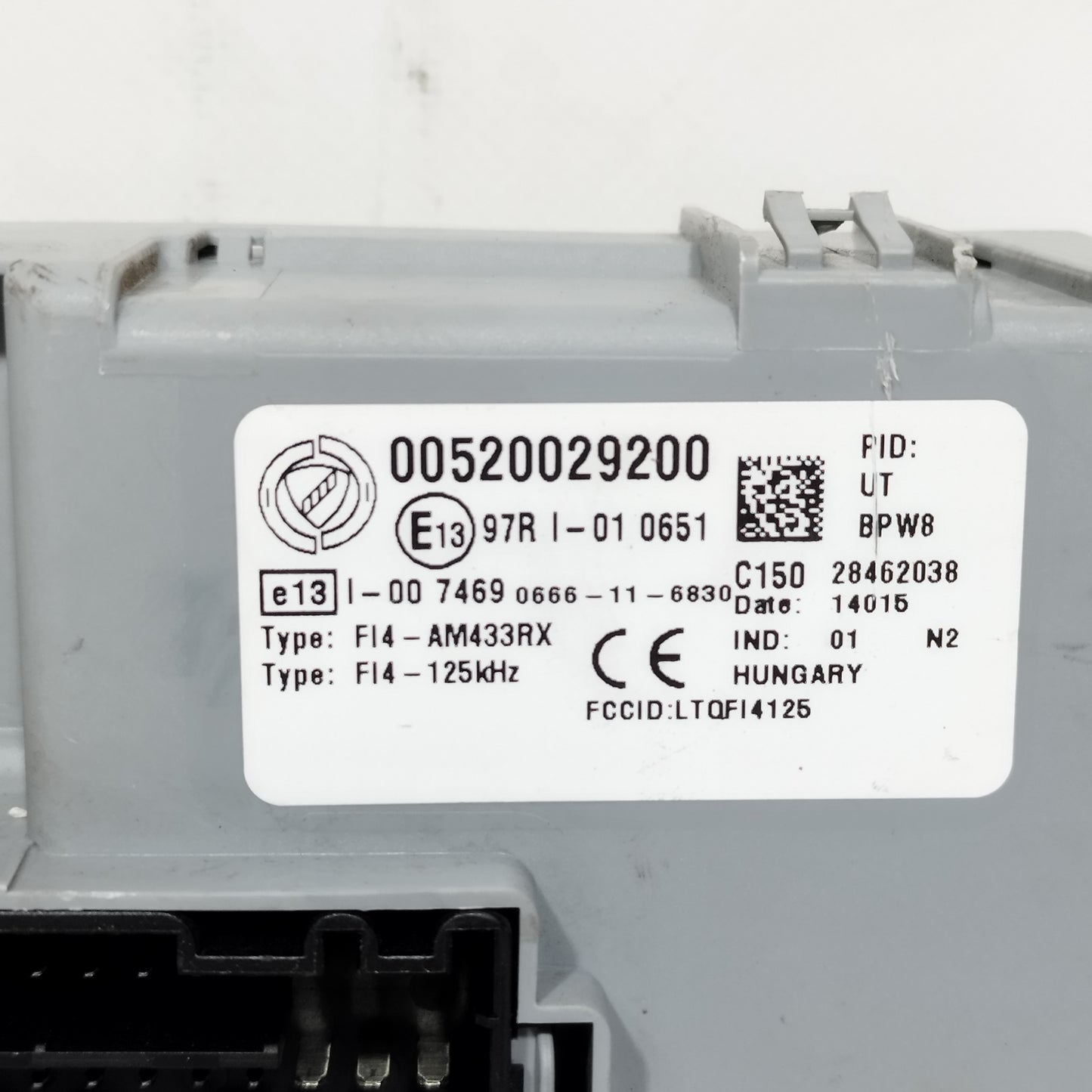 Zündkit Fiat New Panda 1.2 B 2015 Code: 52032648 ecoAC13044