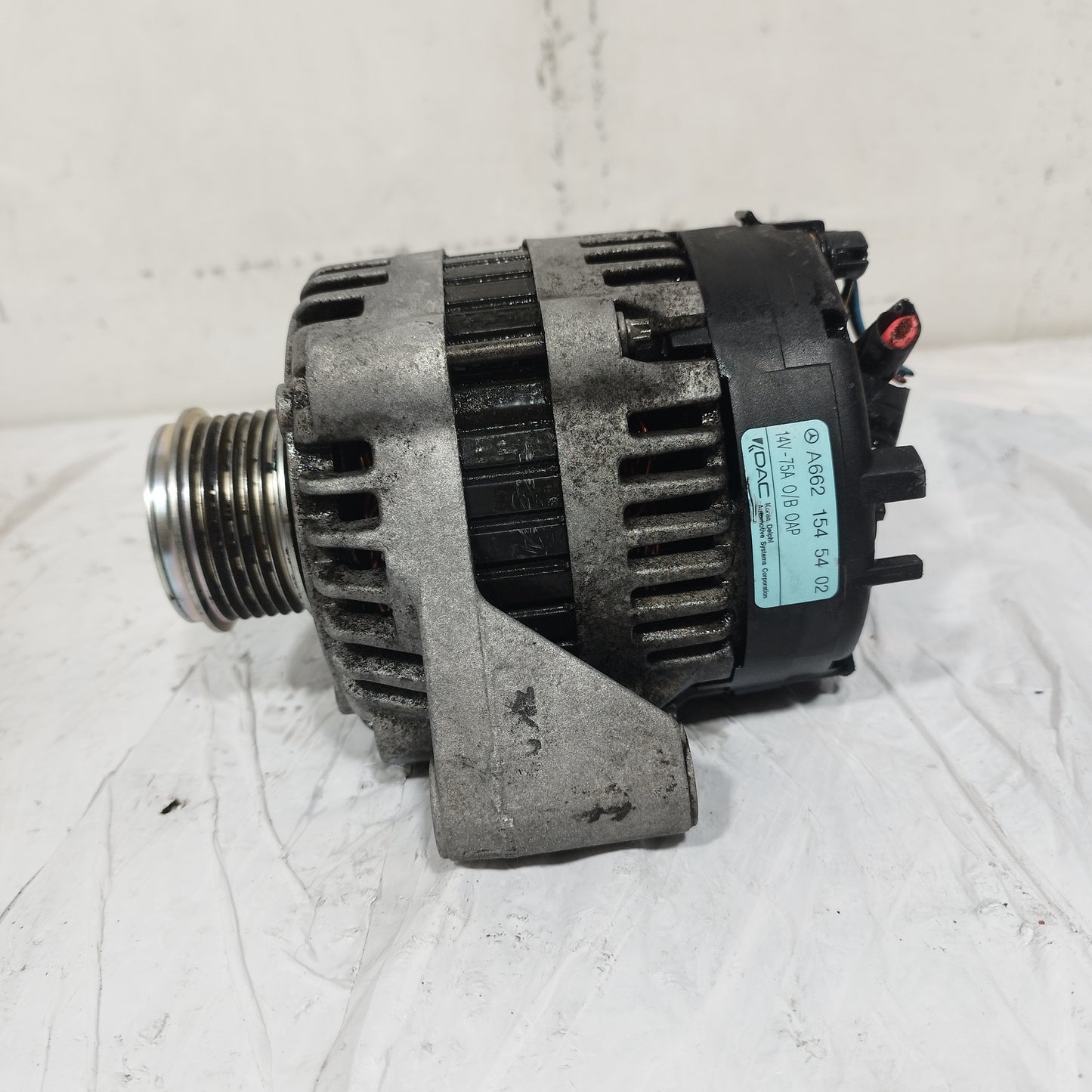 Alternatore SsangYong Rexton 2.9 TD 2002-2006 14V-75A DELPHI cod: A6621545402 ecoAC16305