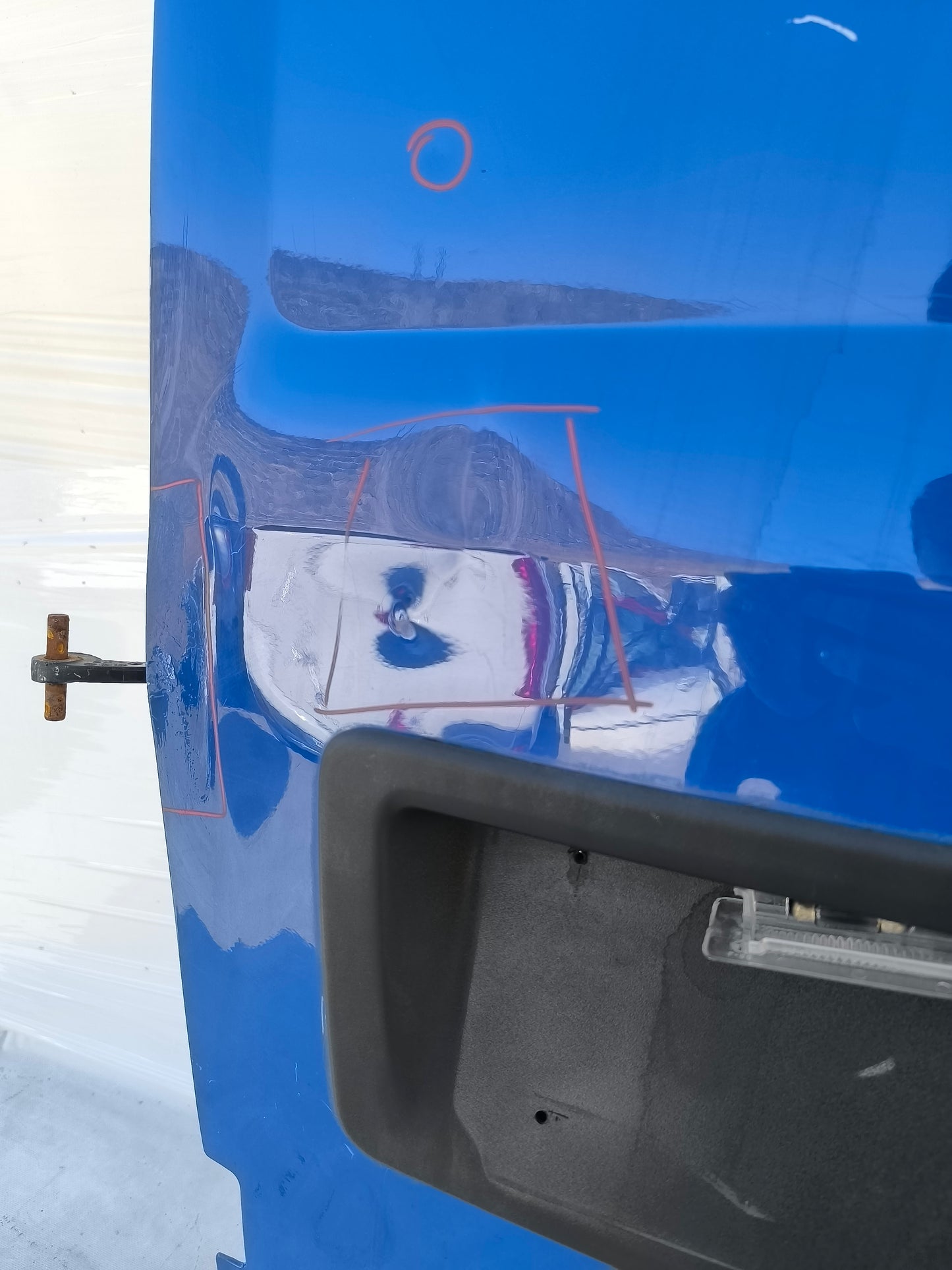 Sportello di carico sx blu Fiat Doblò anno 2017 ecoAG7938