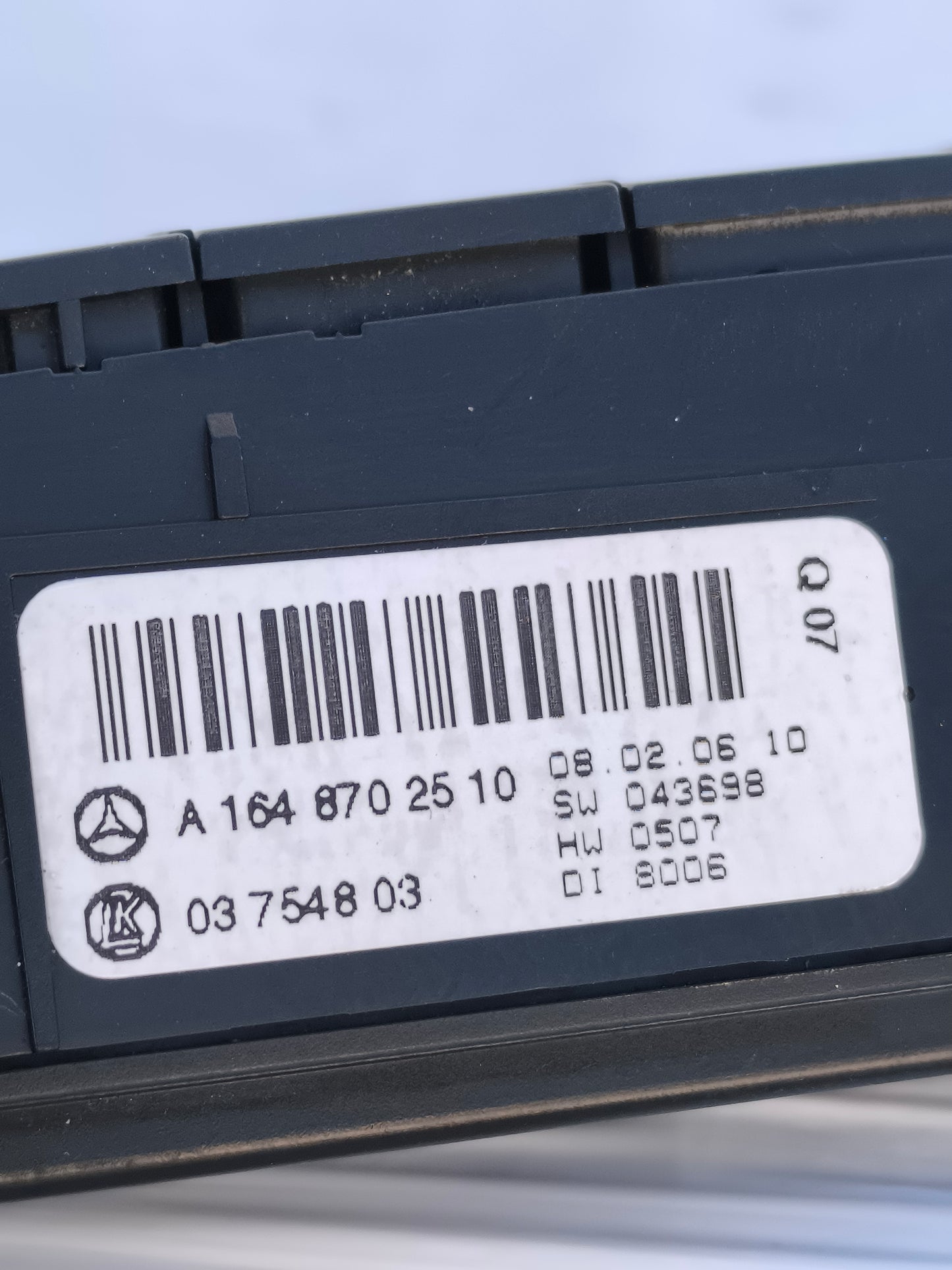 Pulsantiera comandi 4 frecce Mercedes ML W164 cod: A1648702510 ecoAG7708