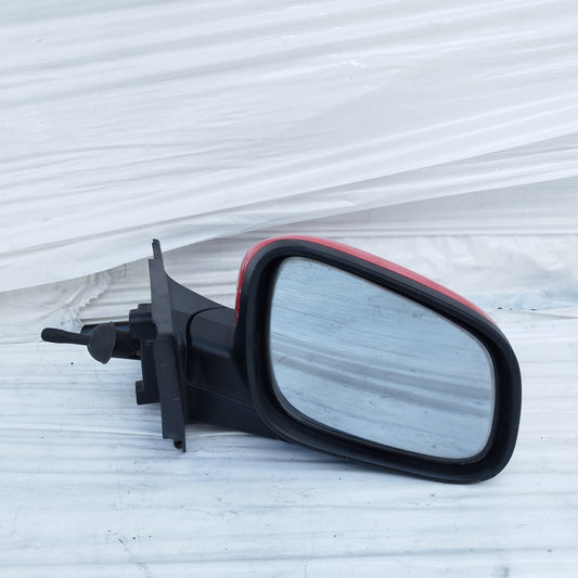 Specchietto manuale anteriore dx rosso Chevrolet Spark (m300) 2010-2015 ecoDM391