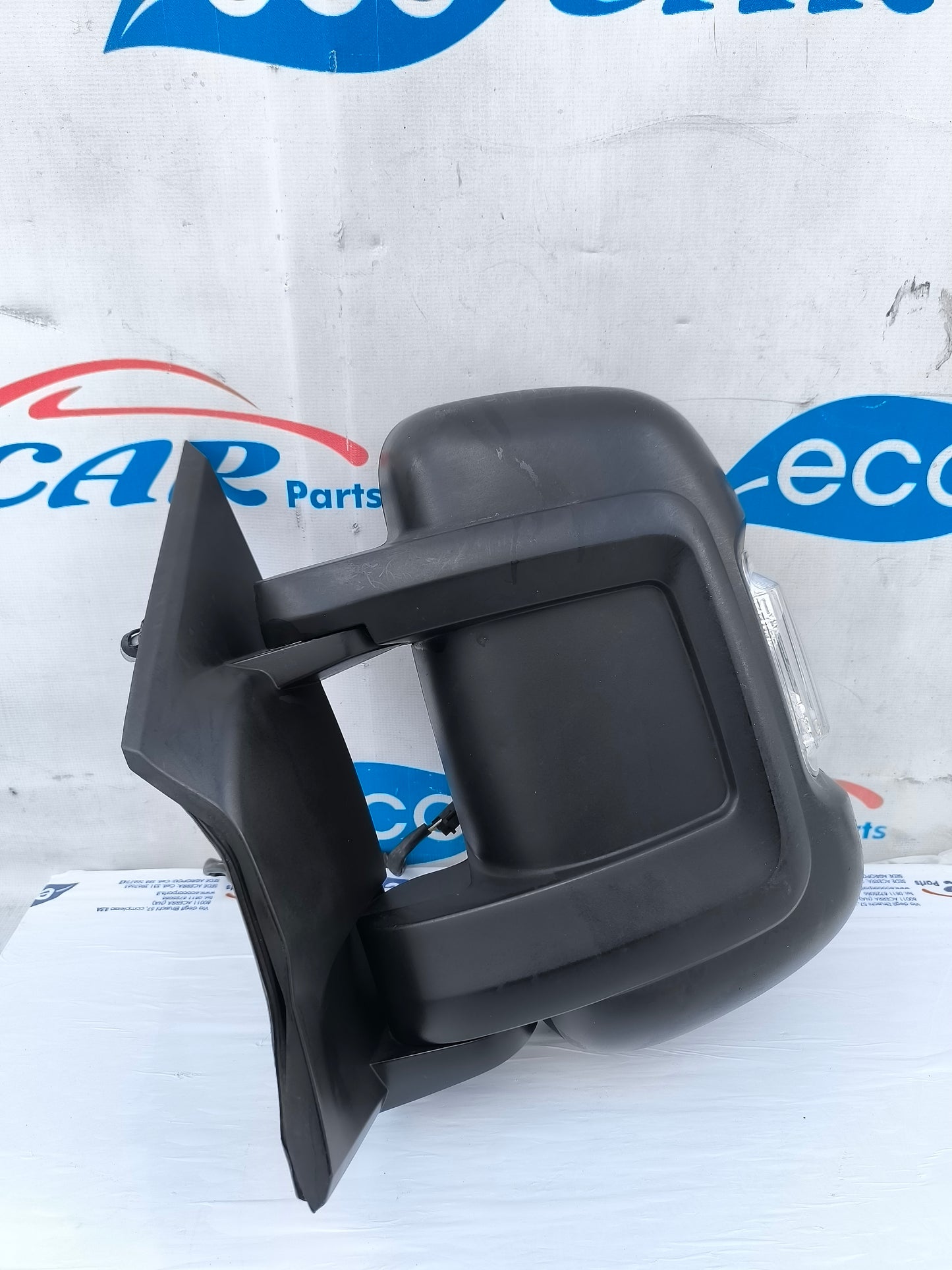 Linker Außenspiegel, schwarzer Kunststoff, Fiat Ducato 2018, 8-adrig, ecoAG5955