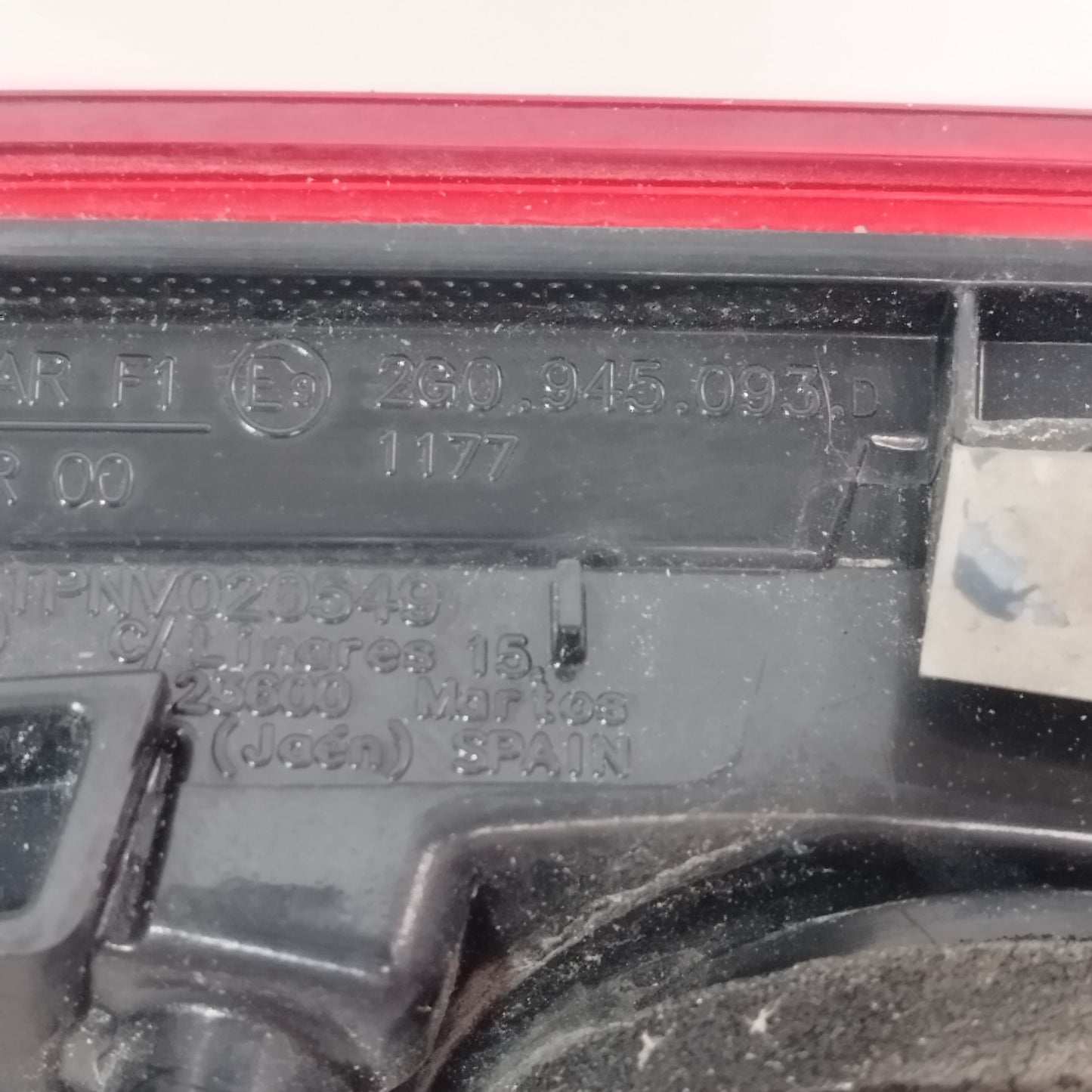 Fanale posteriore interno sx Volkswagen Polo 2022 Cod: 2g 0945093 ecoAC13634