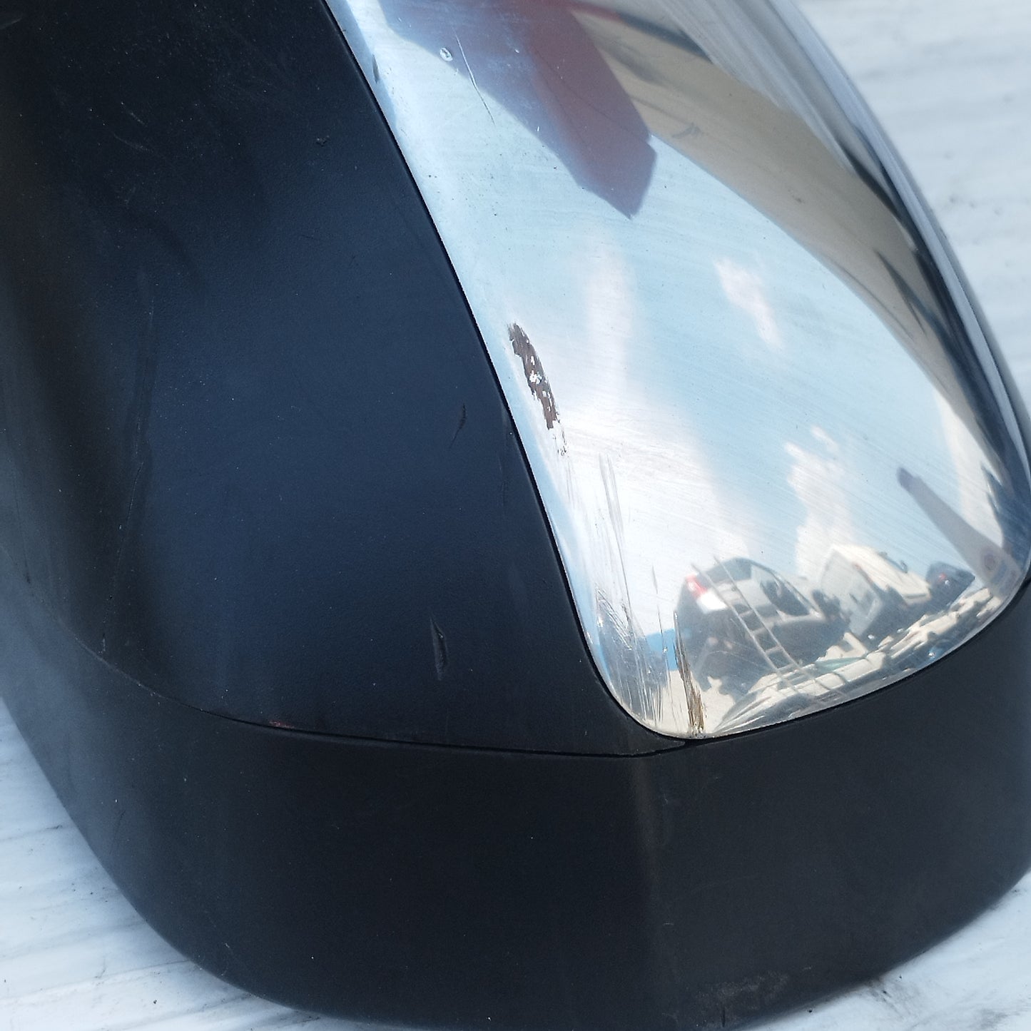 Specchietto elettrico anteriore sx cromato Peugeot 3008 2009-2013 2 spinotti 9 fili ecoDM393