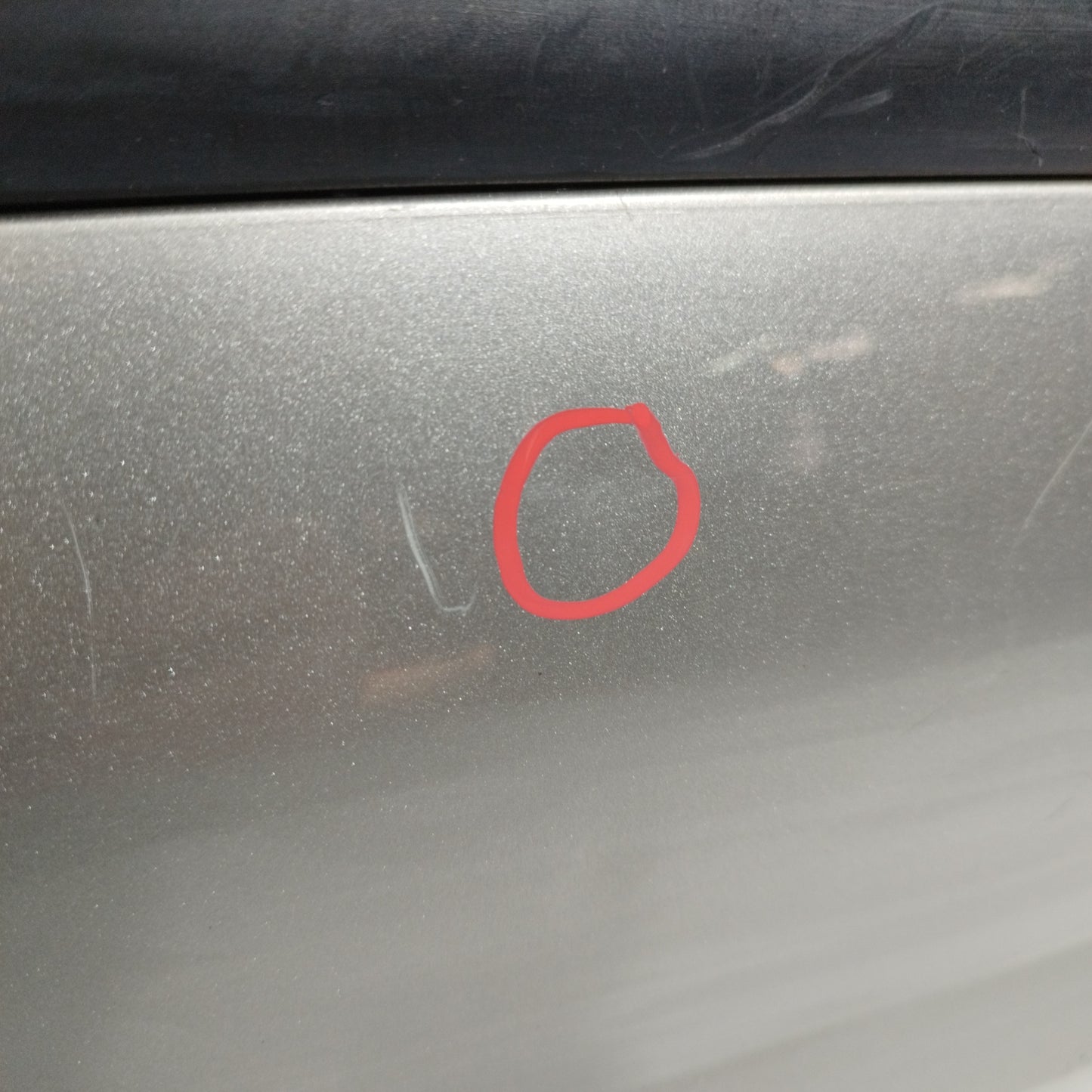 Graue Heckstoßstange Fiat Panda 2006 ecoAC11583