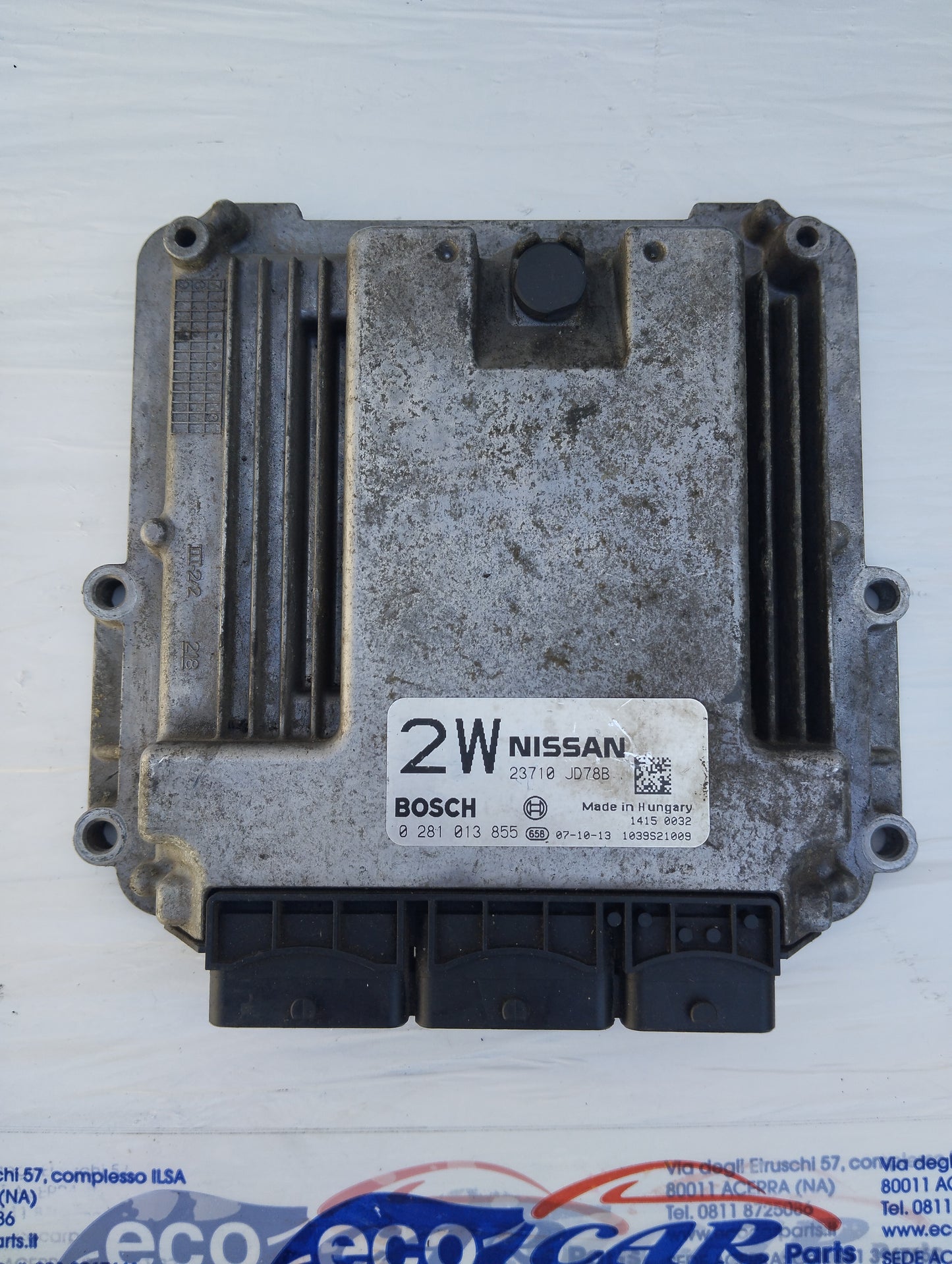 Zündkit für Nissan Qashqai 2.0 DCI 150 PS, Code: 0281013855 ecoAG5317