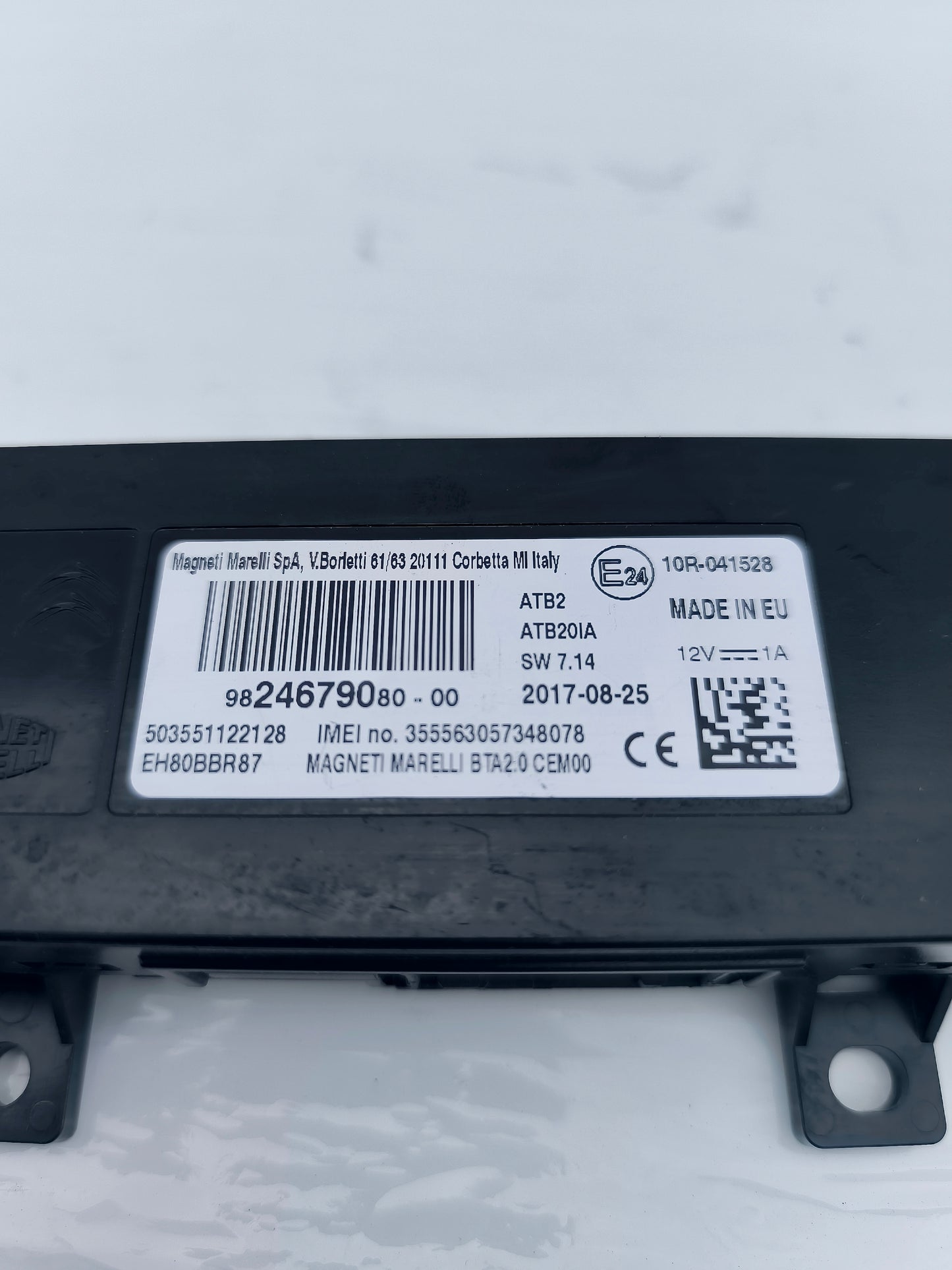 Bluetooth Control Unit Peugeot 3008 2015 Code: 9824679080 ecoAG6573