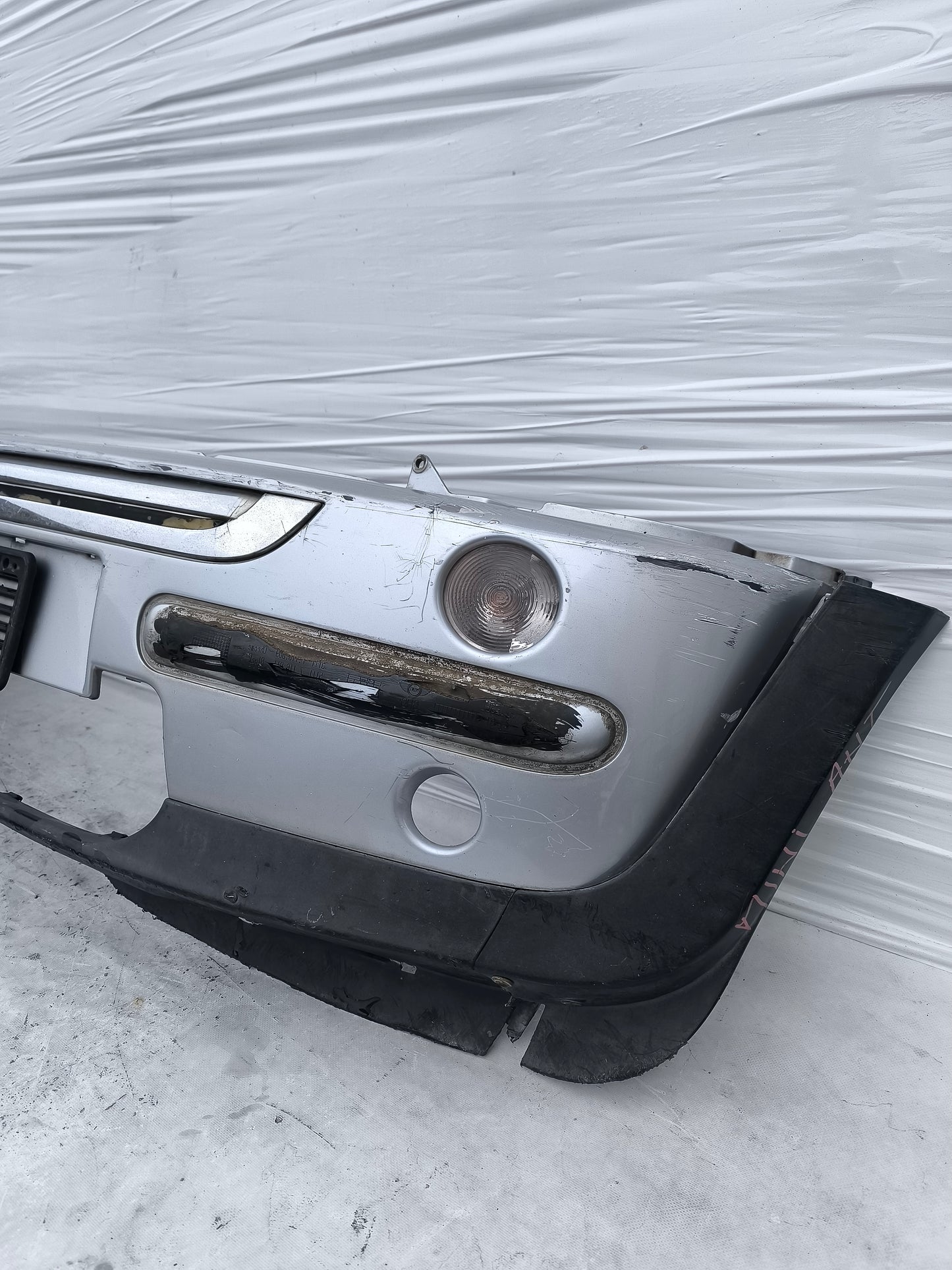 Paraurti anteriore Mini One / Cooper R50 2001-2006 grigio argento ecoAG8059