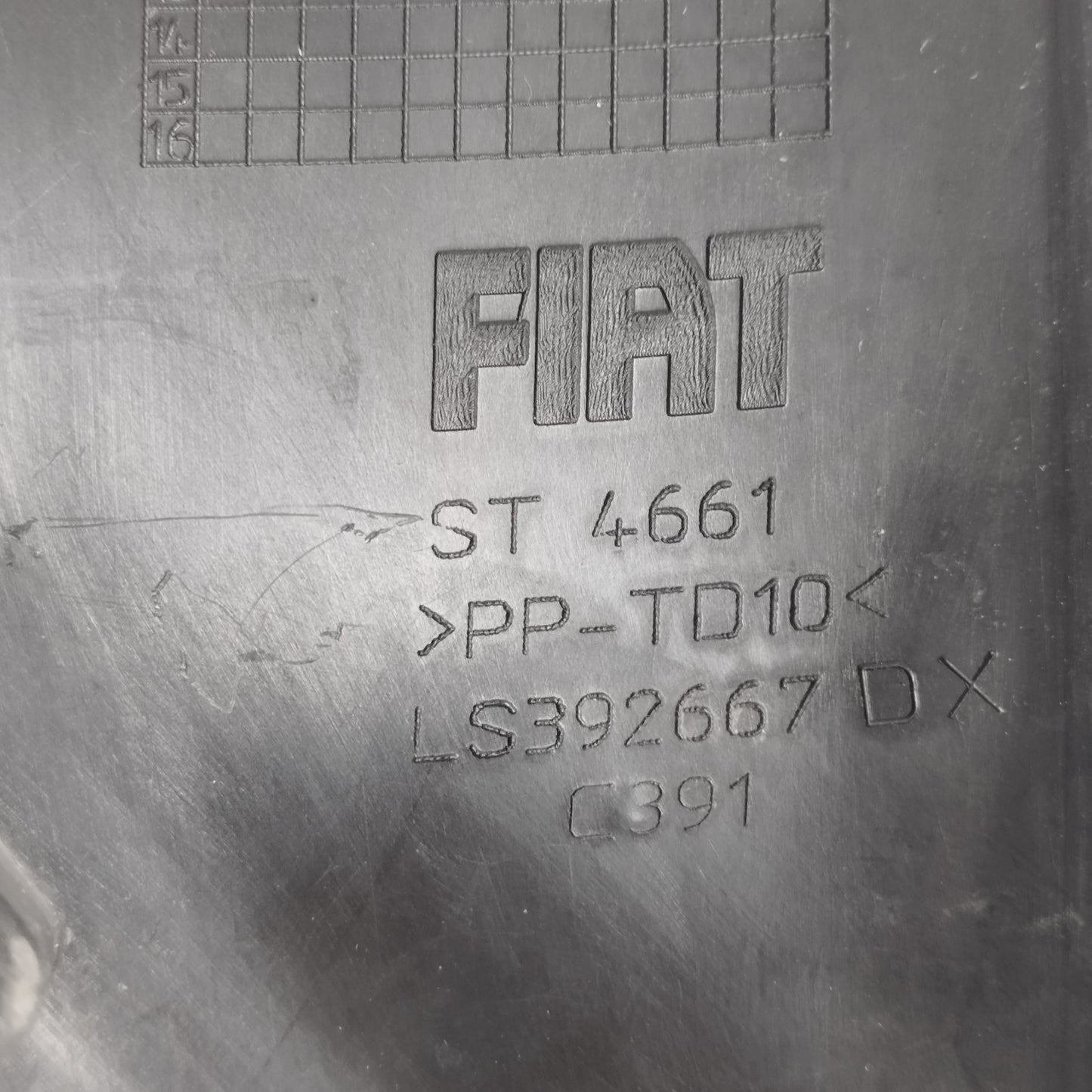 Montante anteriore dx Fiat 500 2007-2014 cod: ls392667 ecoAC15573