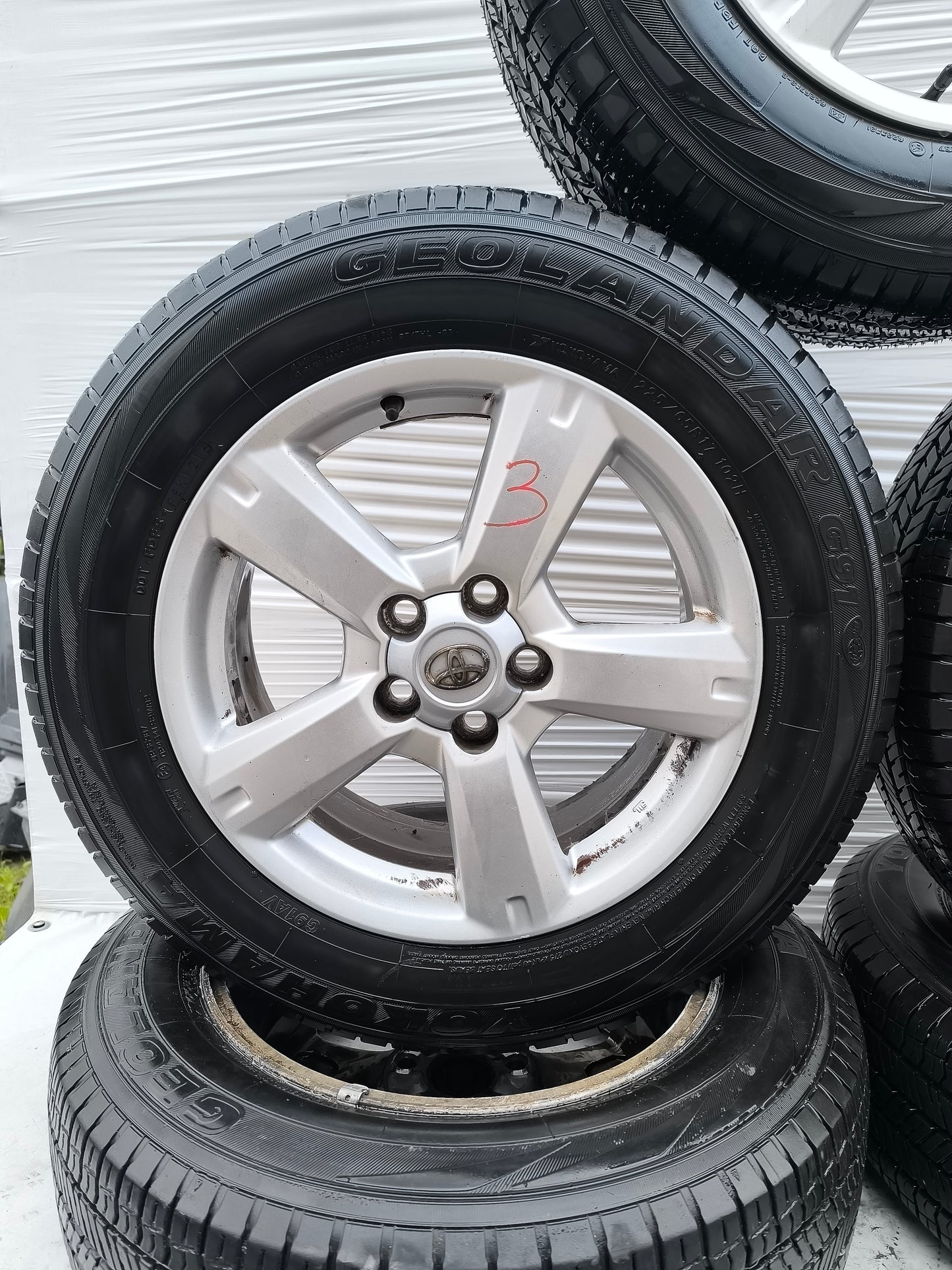 Cerchi e gomme + scorta Toyota RAV4 anno 2006 ecoAG7915