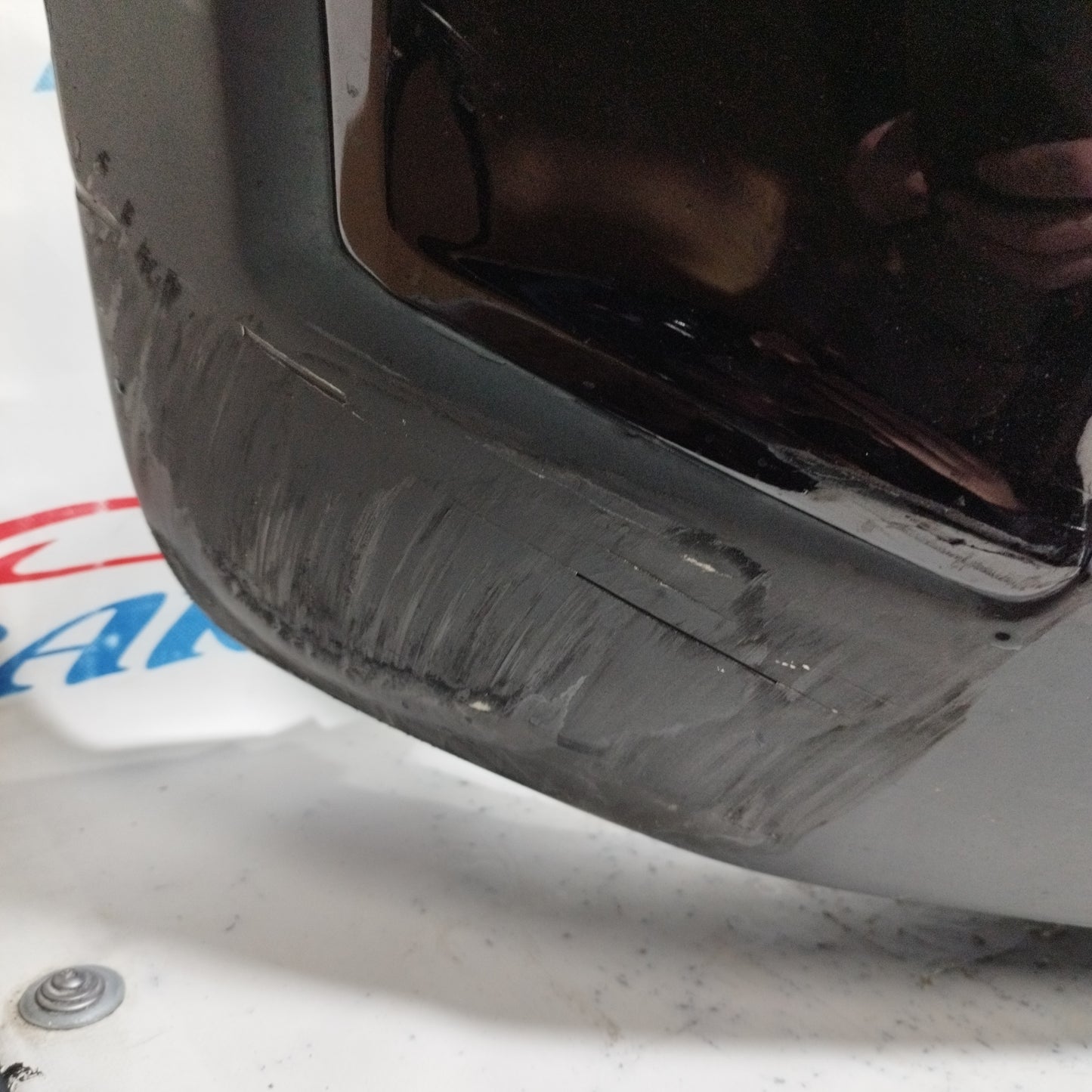 Black Front Bumper Chevrolet Captiva 2007 ecoAC10358