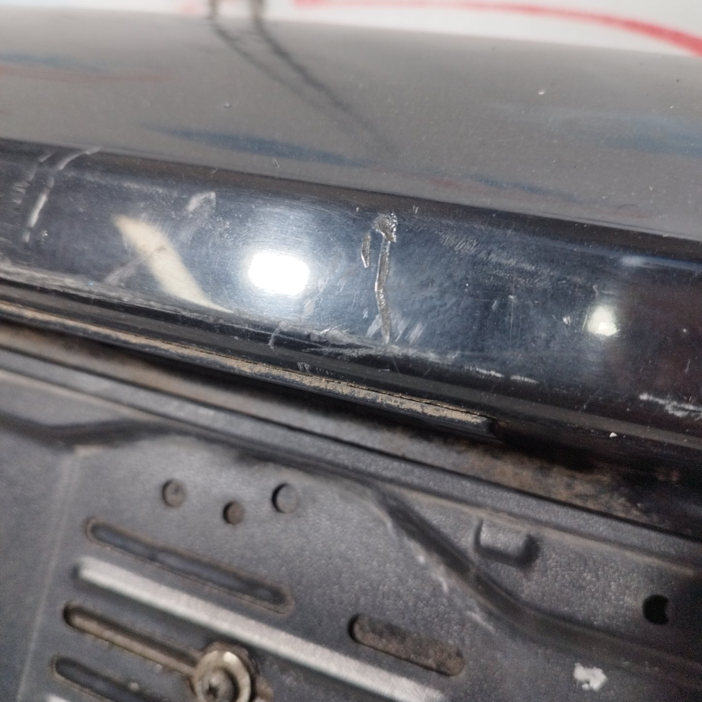 Black centre rear bumper Smart ForFour 2005 ecoAC10396