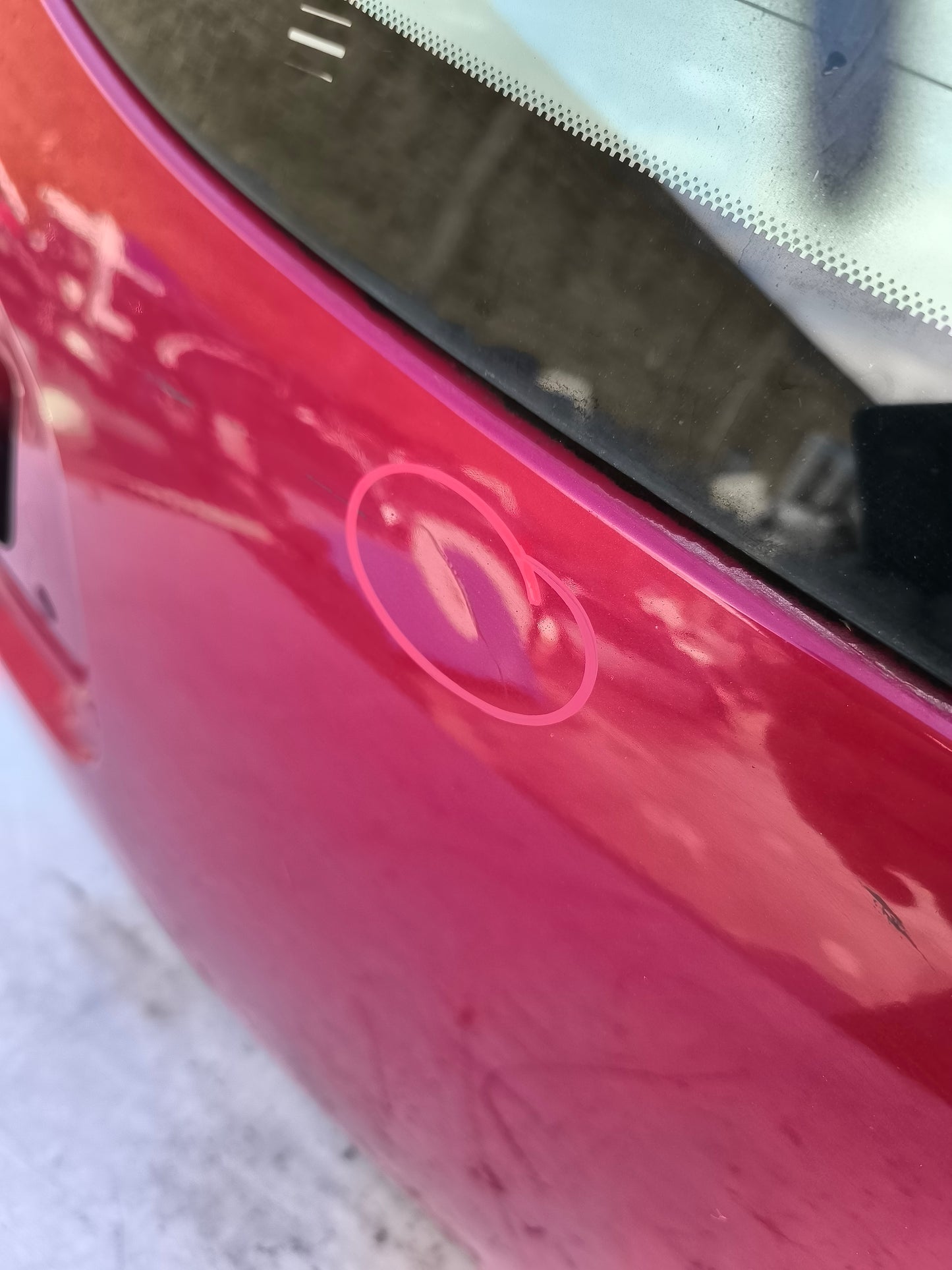 Portellone rosso Citroen C3 Restyling anno 2013-2016 ecoAG7989