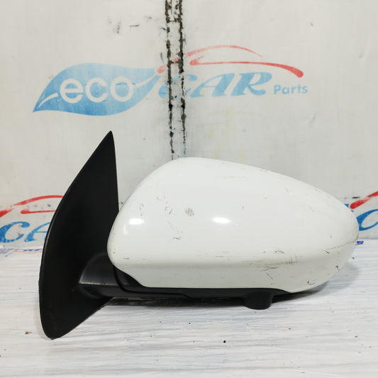 Specchietto elettrico anteriore sx bianco Nissan Qashqai 2011 2 Spinotti 11 Fili ecoAC10613