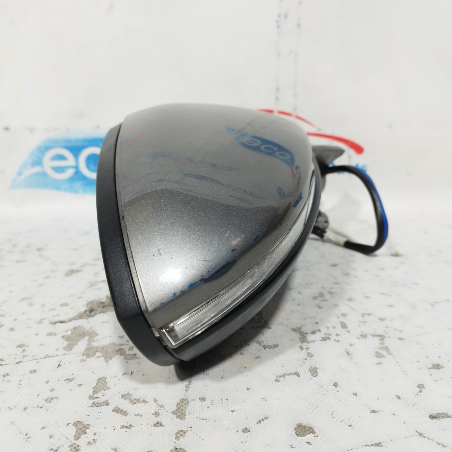 Electric mirror front right dark grey Volkswagen Golf 7 2016 13 Wire ecoAC10560
