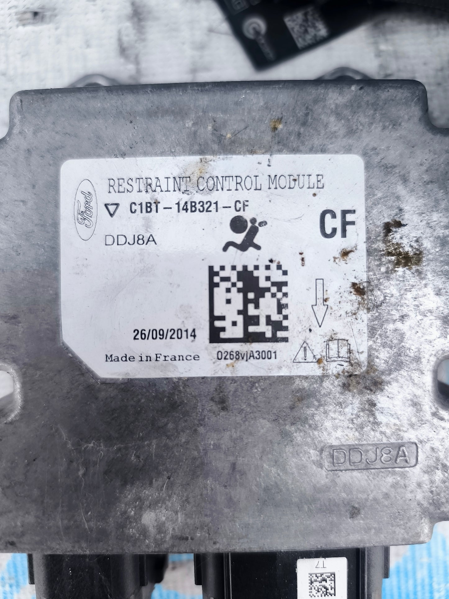 Ford Fiesta 2012 Komplettes Airbag-Kit Code: c1bt-14b321-cf ecoAG6028