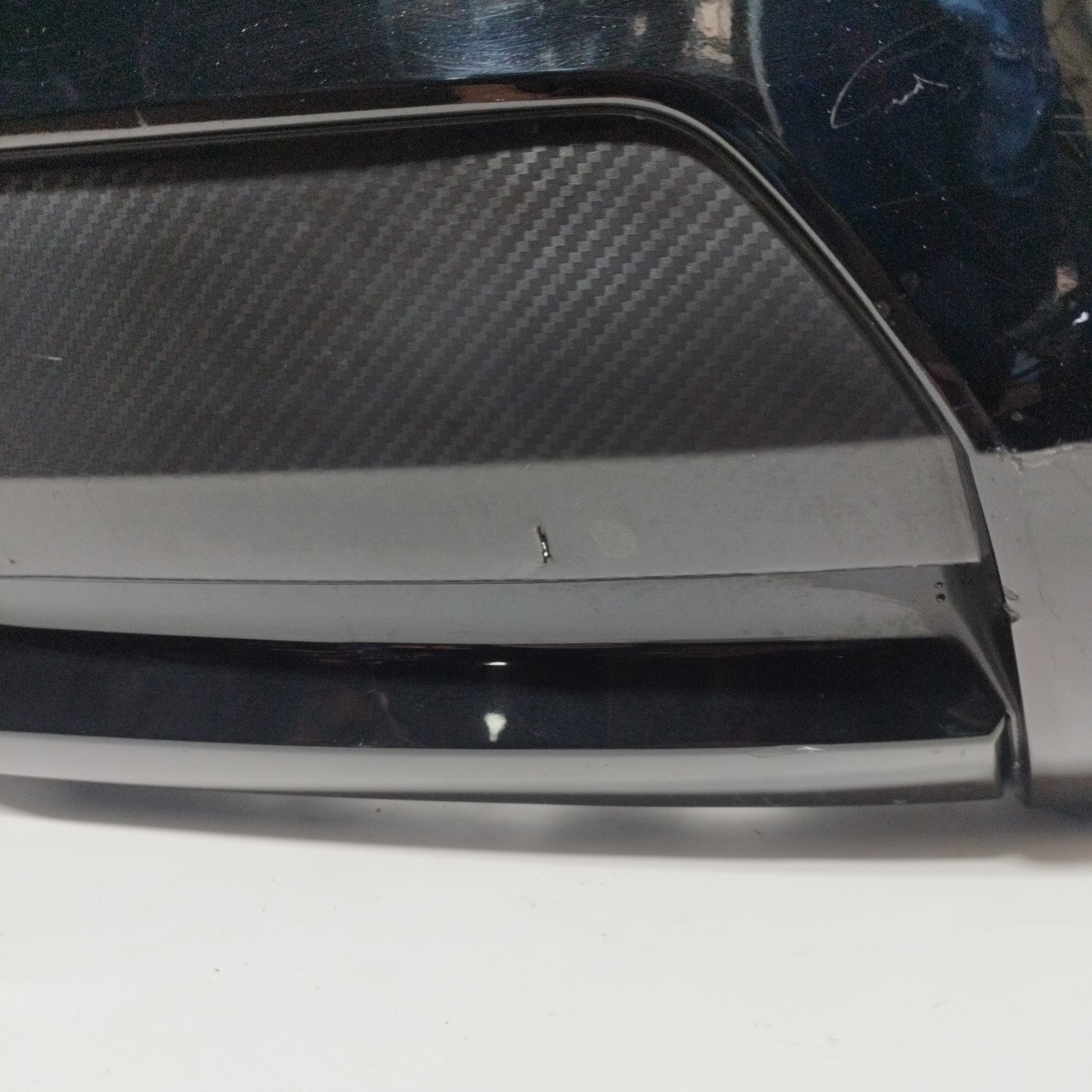 Schwarze Heckstoßstange Nissan Micra K14 2017 ecoAC11549