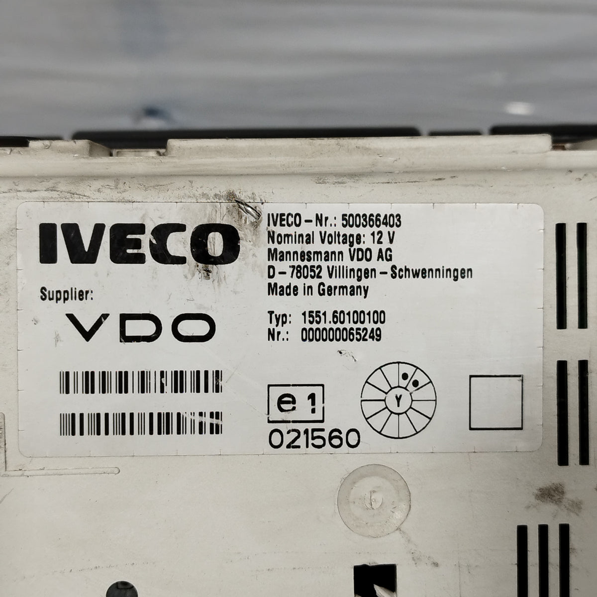 Quadro strumenti Iveco Daily III 2.8 TD 1999-2006 cod: 500366403 ecoAC16922