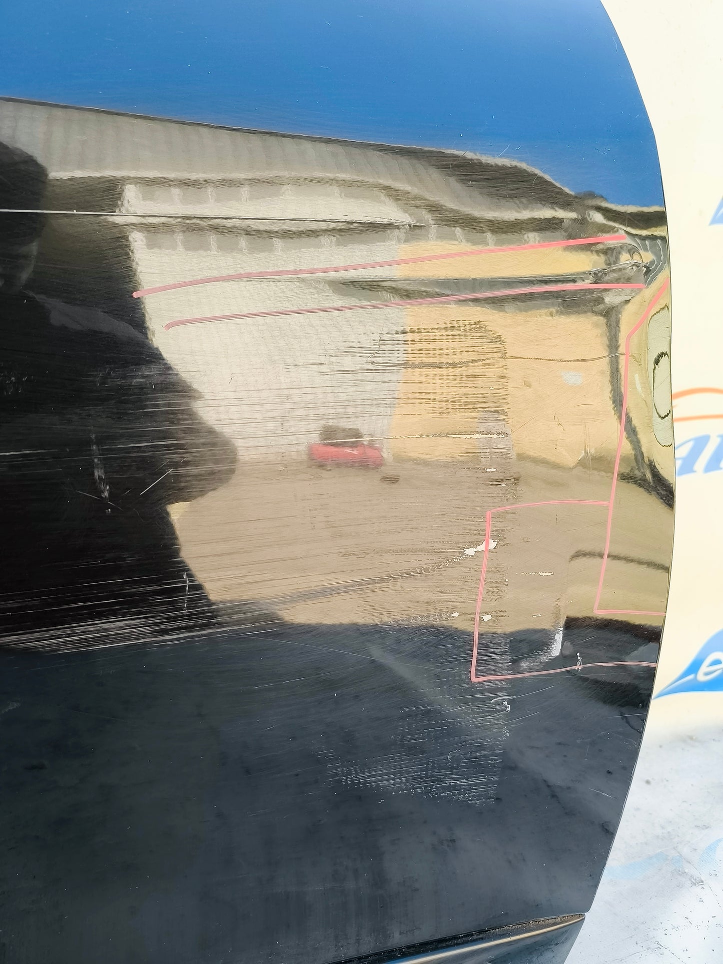 Front right door black Renault Megane 2012 ecoAG5743