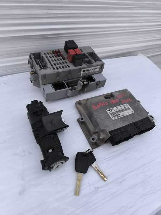 Kit accensione Fiat Doblo 1.9 JTD 2002 cod: 0281010344 ecoAG7849