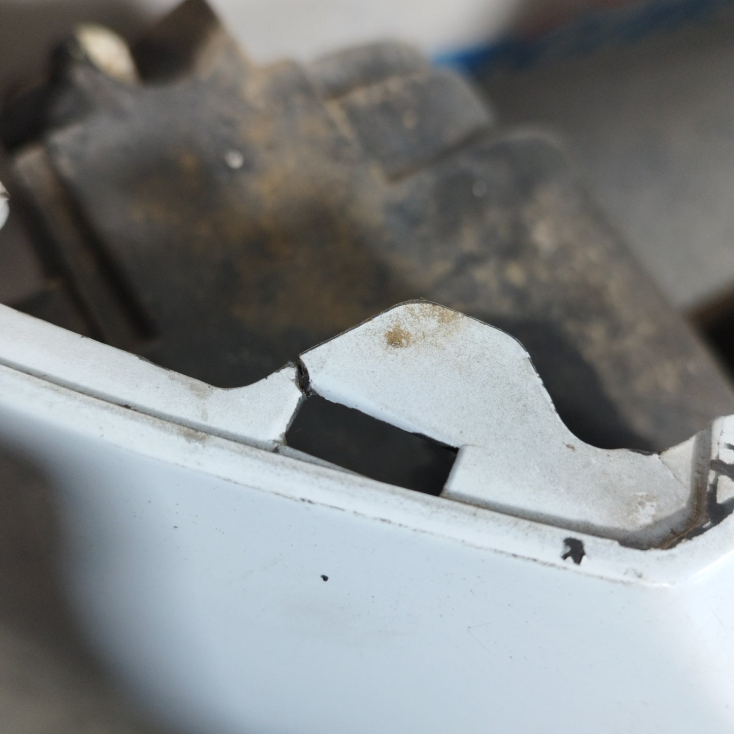 Light blue front bumper Fiat 500 2009 ecoAC10375