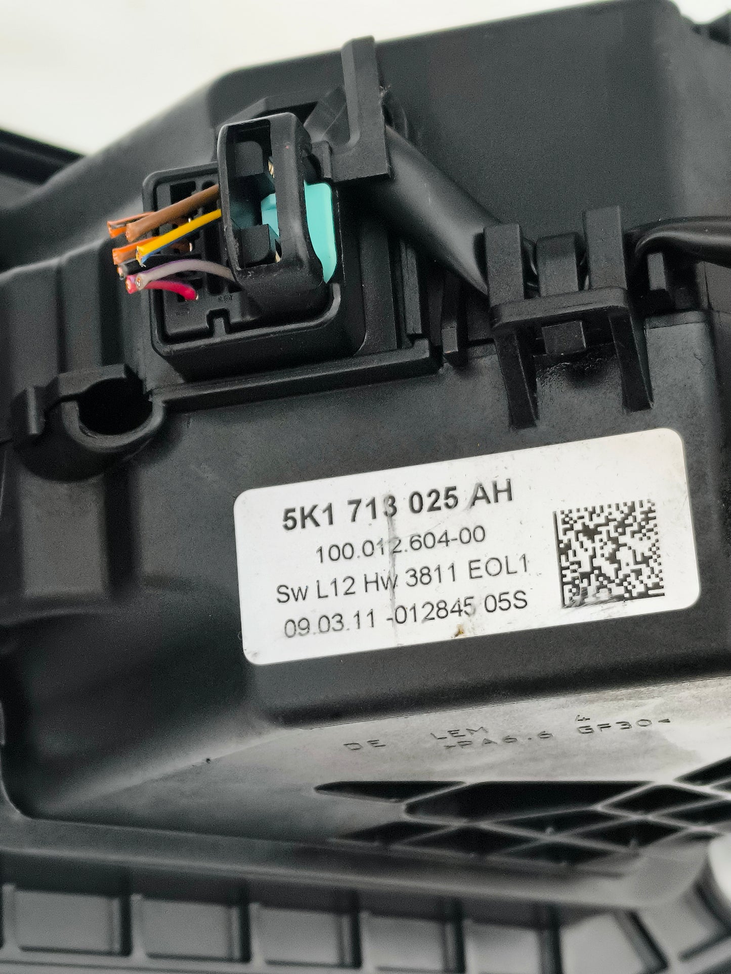 Gear lever with cables Volkswagen Golf 7 1.6 TDI Cod. 5k1713025ah ecoAG6150