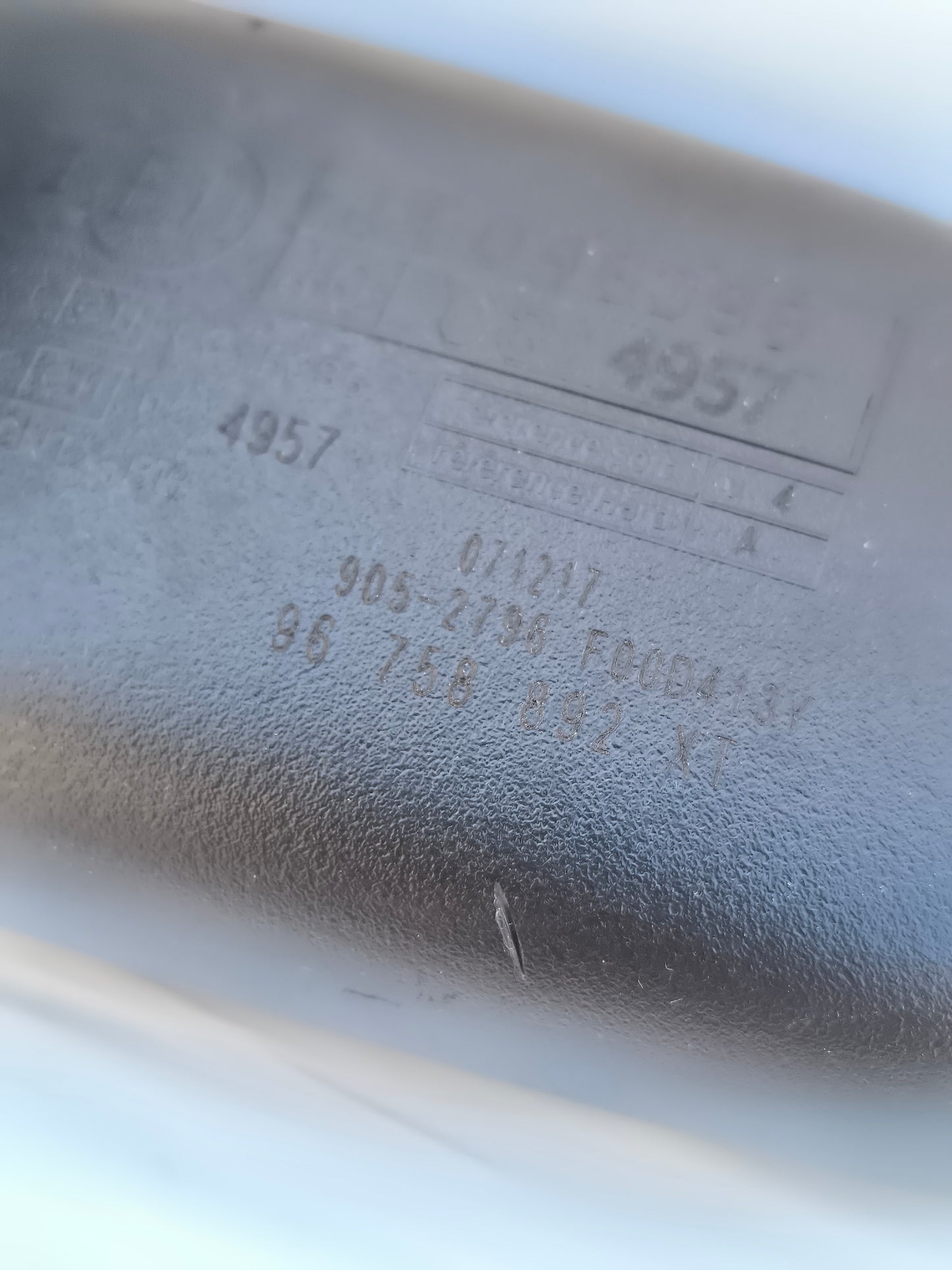 Specchietto interno retrovisore Peugeot 508 anno 2016 Cod. 96758892xt ecoAG6909