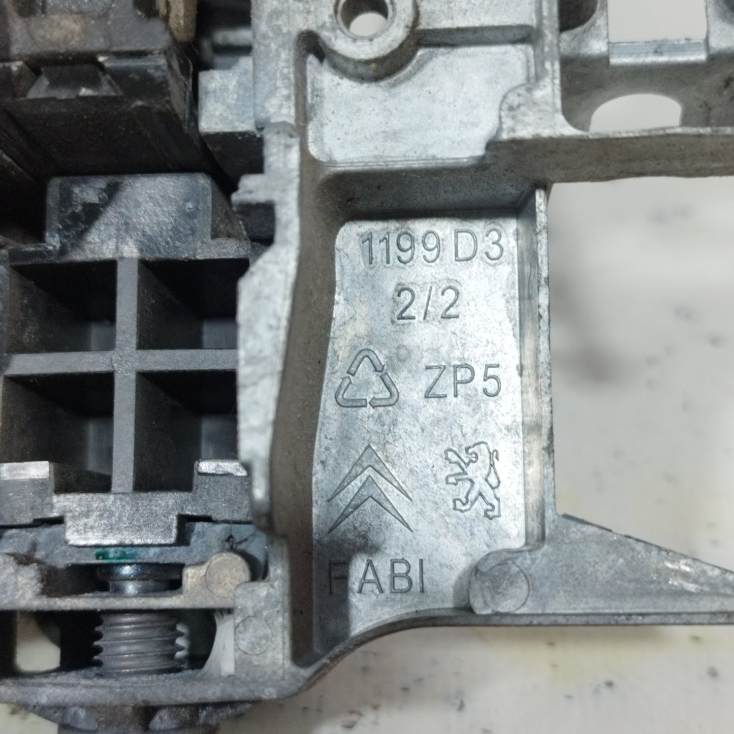 Front right external handle Fiat Scudo 2008 Code: 1199D3 ecoAC9480