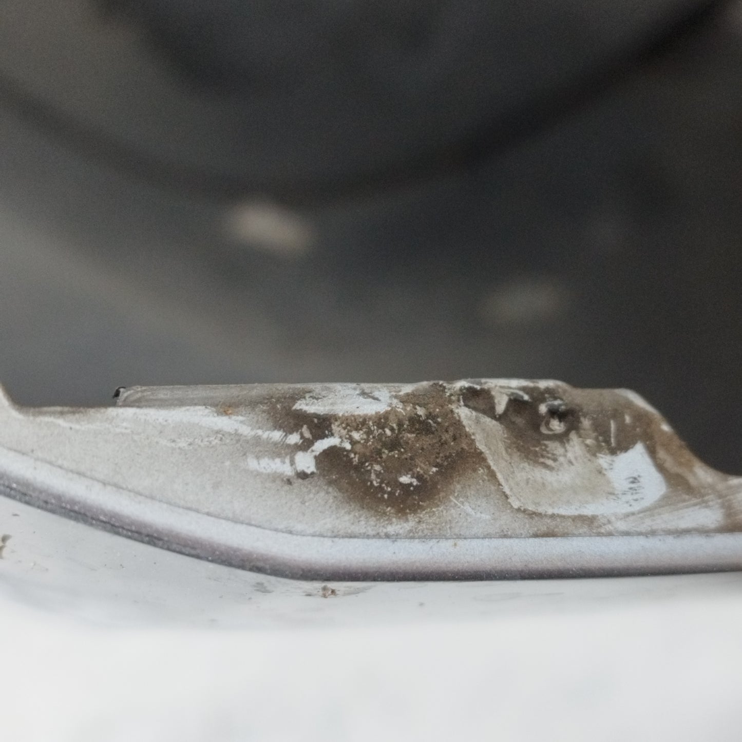 Rear bumper silver grey Opel Corsa E 2017 ecoAC10906