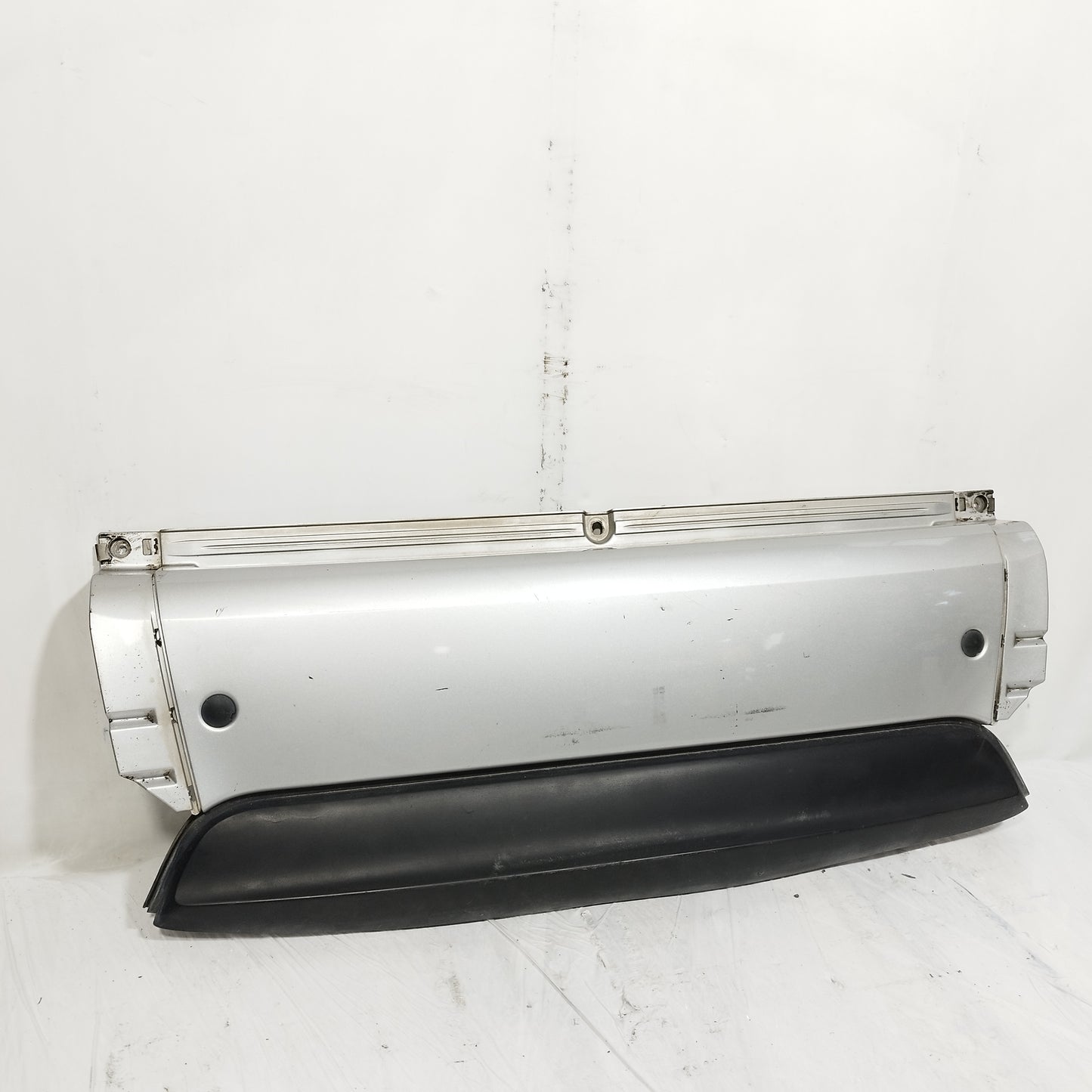 Rear central bumper silver gray Smart Fortwo 450 2004 ecoAC3183