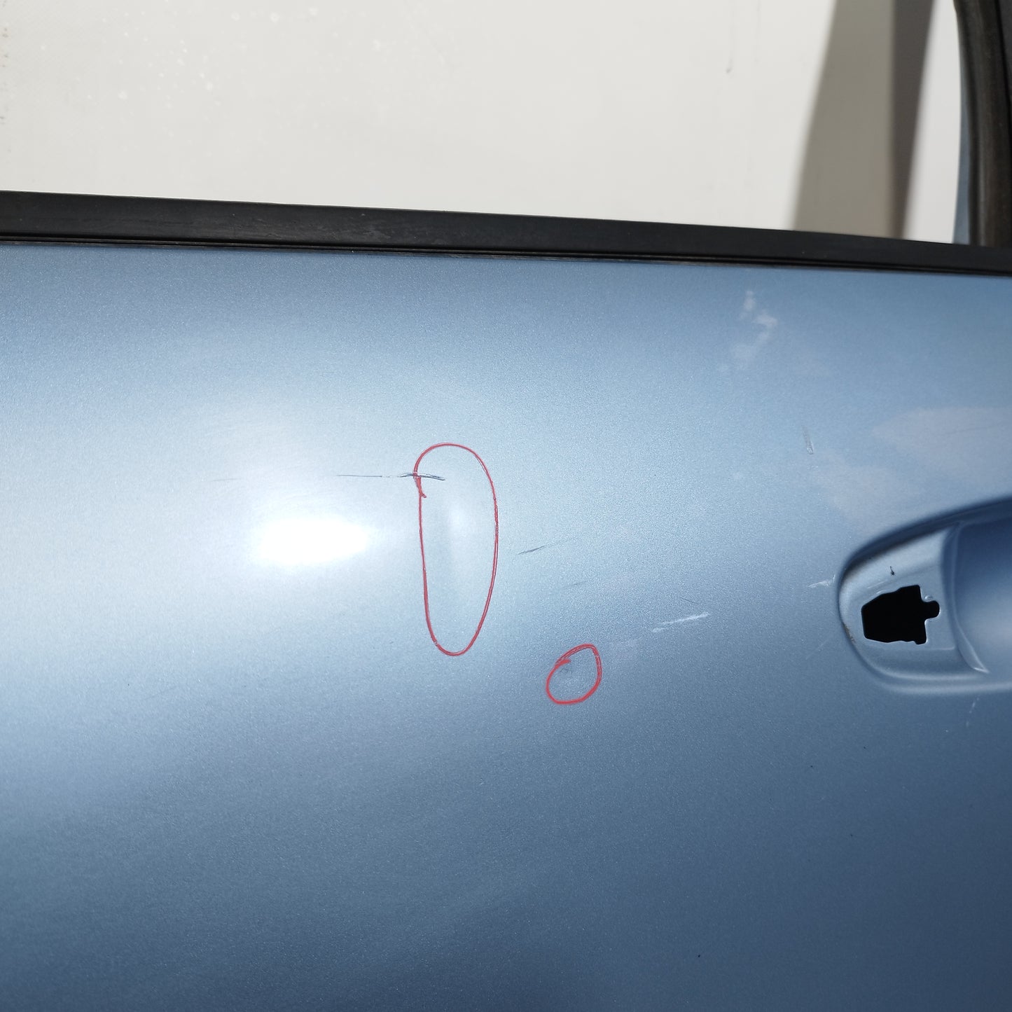 Sportello anteriore sx celeste Citroen C4 Grand Picasso 2013 ecoAC13736