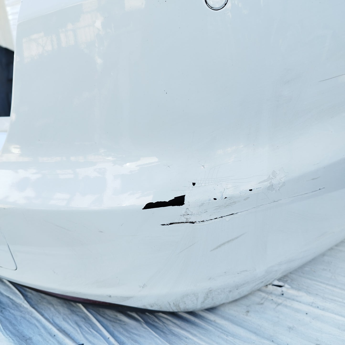 Paraurti posteriore bianco Opel Astra K 2015-2021 ecoDM151