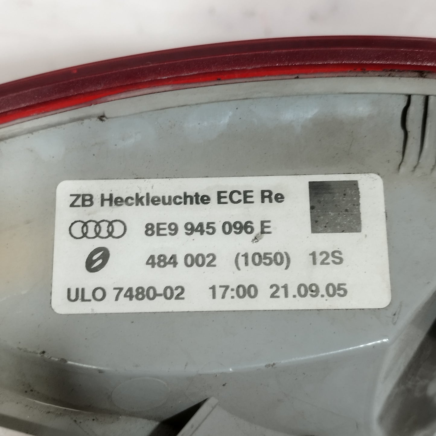 Fanale posteriore dx esterno Audi A4 2005 Cod: 8E9945096E ecoAC13562