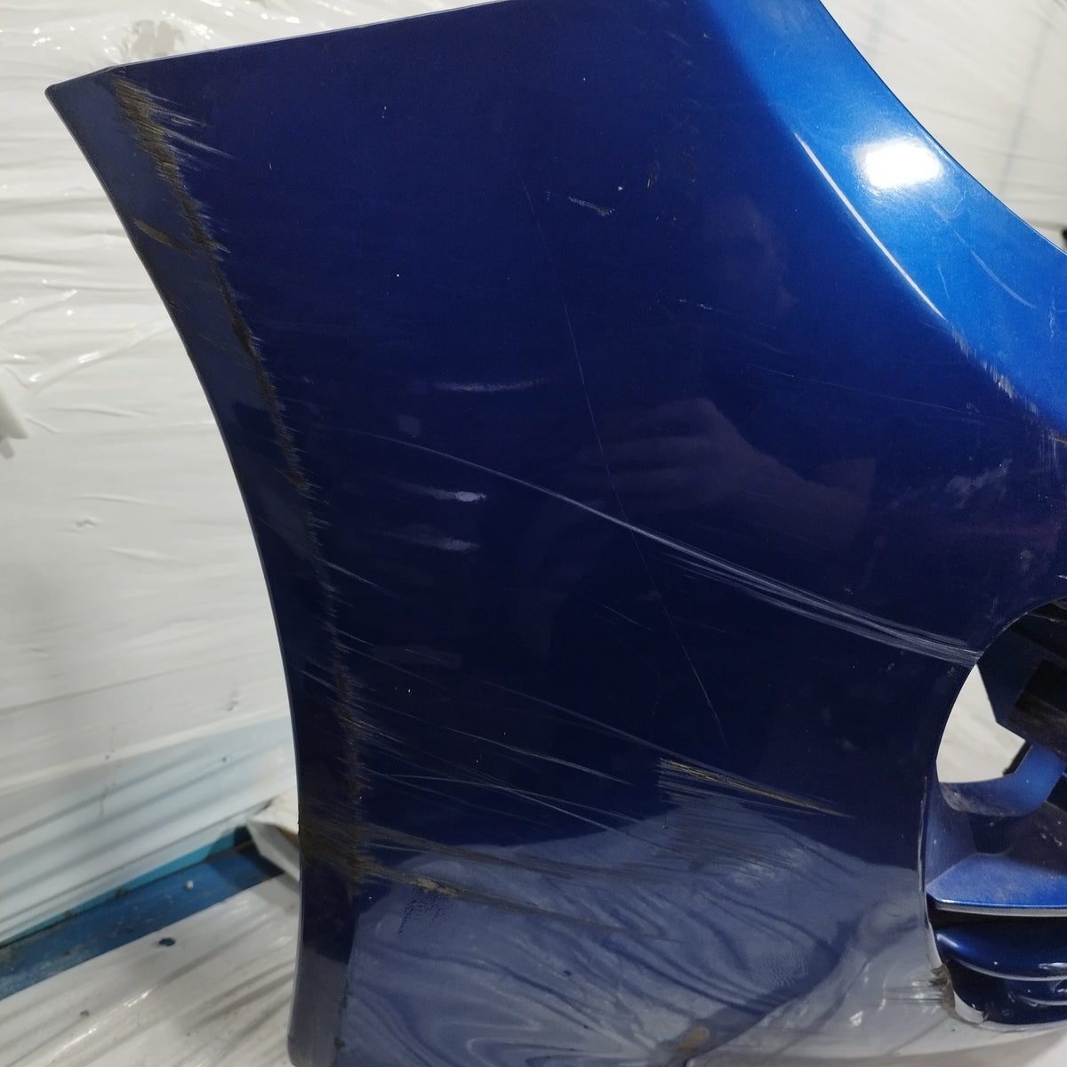 Paraurti anteriore blu Mitsubishi Colt VI (Z30) 2004-2008 ecoAC16940