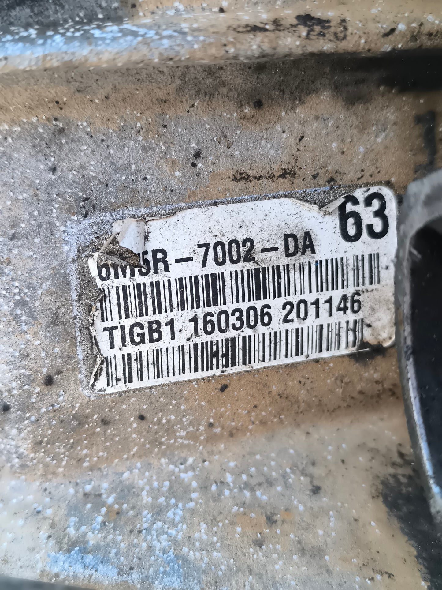 Cambio manuale Ford Focus / C-Max 2.0 TDCI 2006 cod: 6M5R-7002-DA ecoAG8255