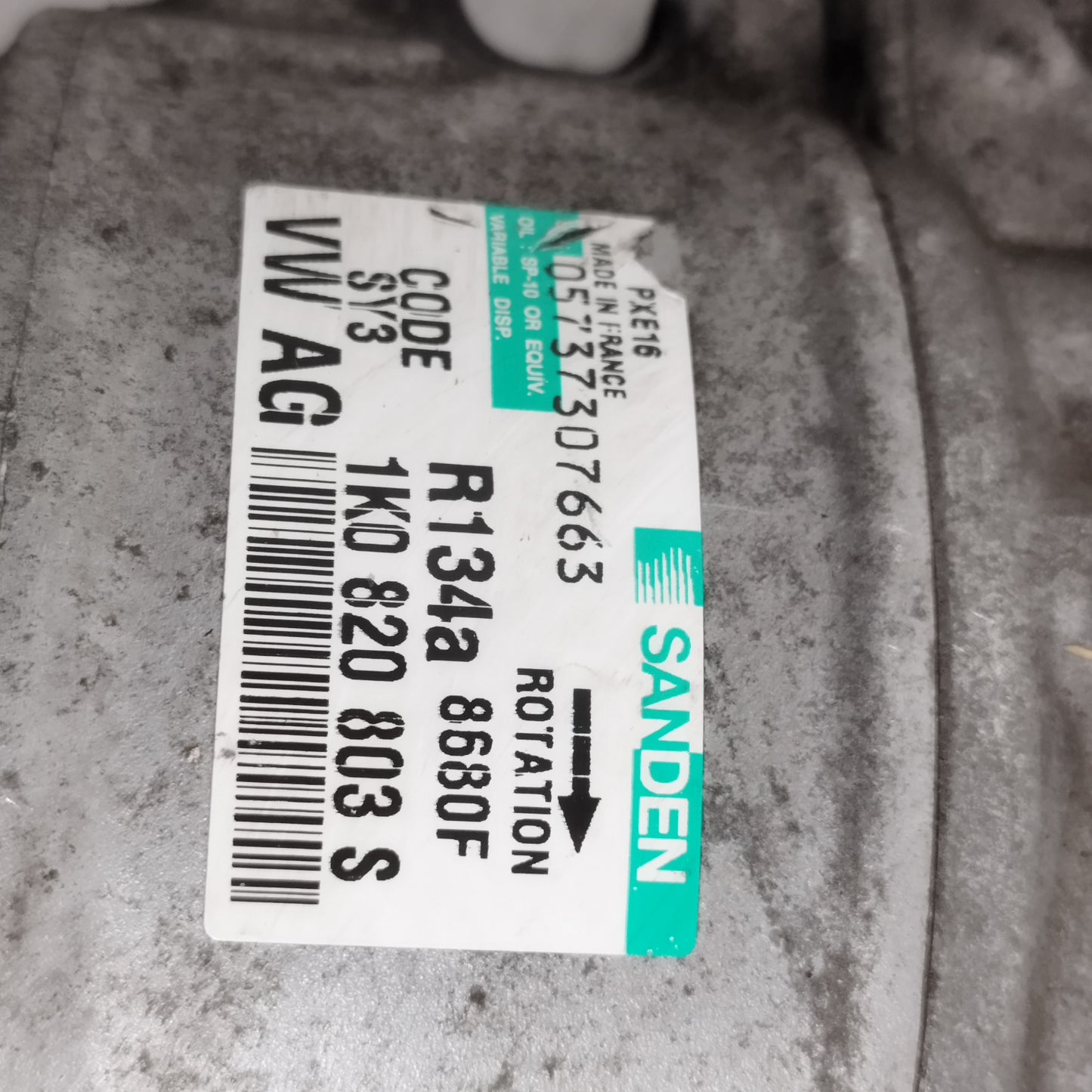 Compressore a / c Audi / Volkswagen / Skoda 2.0 TDI 2003-2013 cod: 1K0820803S ecoAC16255