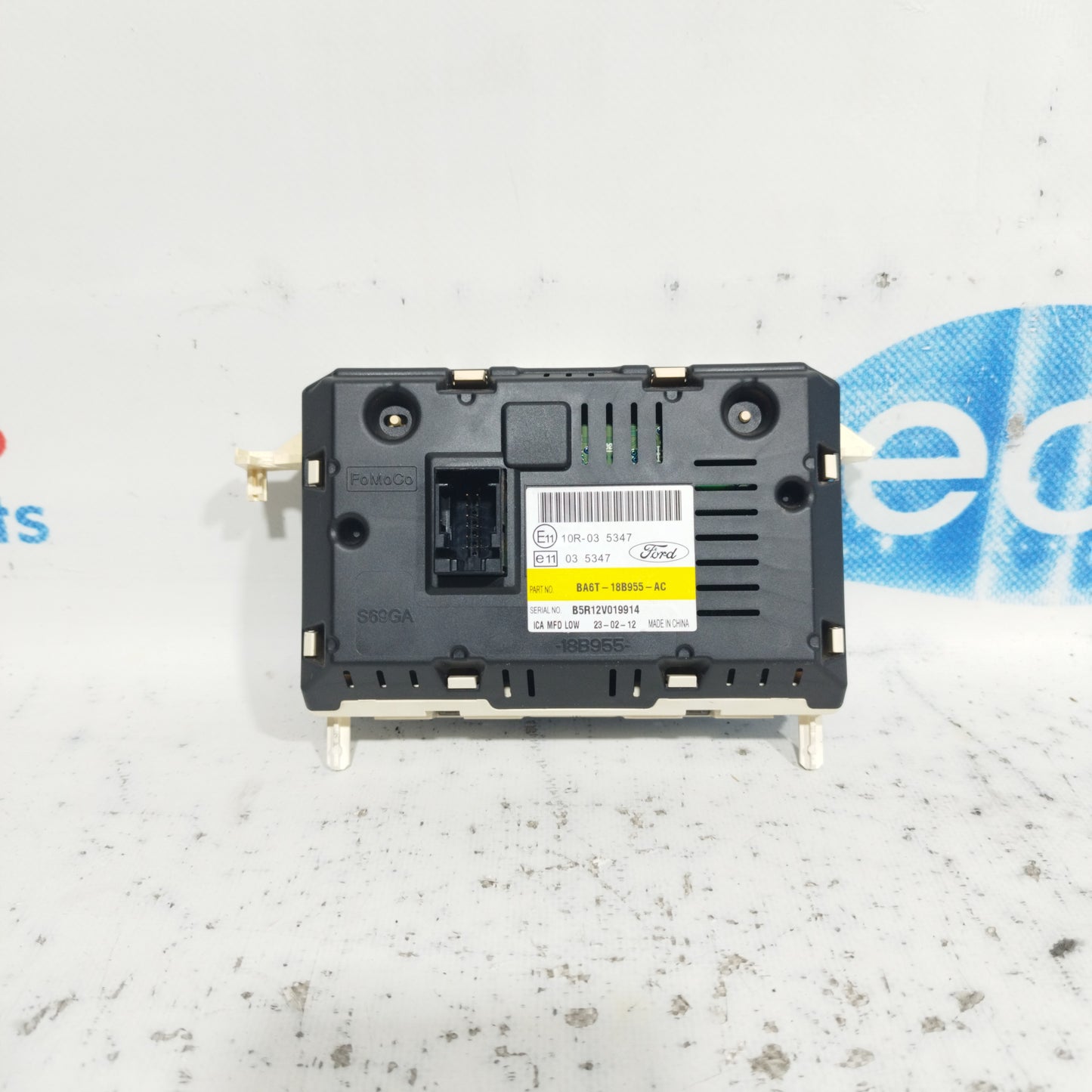 Ford Fiesta 2012 Car Radio Display code: 10r035347 ecoAC8889
