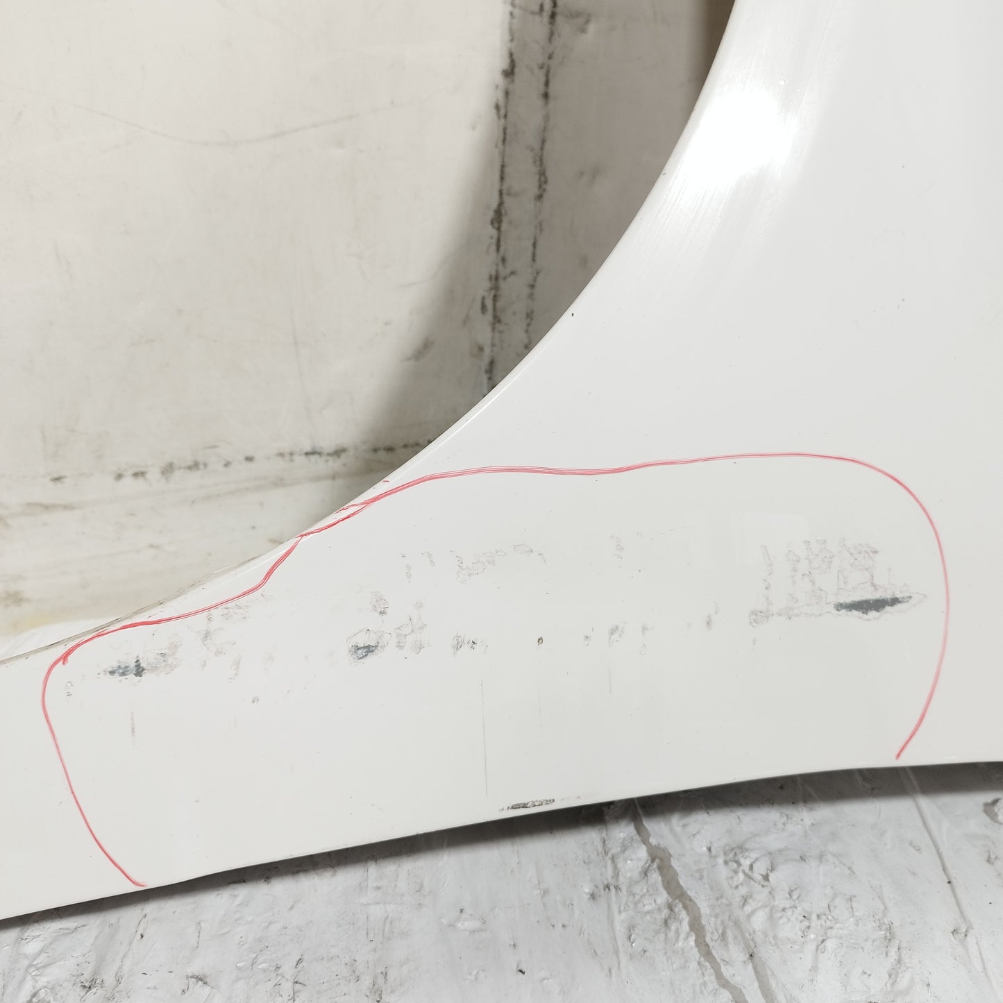 Parafango anteriore sx bianco Mercedes Classe A W169 2004-2012 ecoAC16587