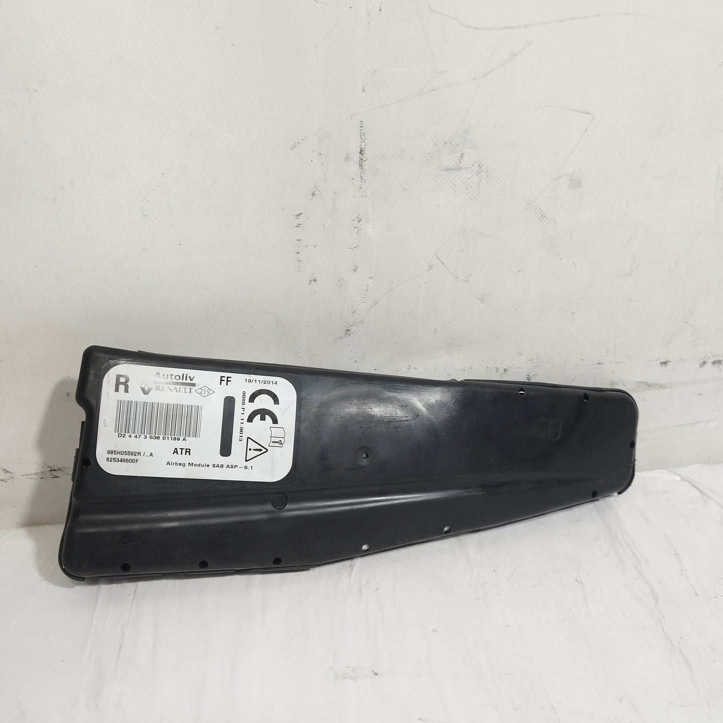 Airbag sedile anteriore dx Renault Clio IV (X98) 2014-2019 cod: 985H05592R ecoAC16535