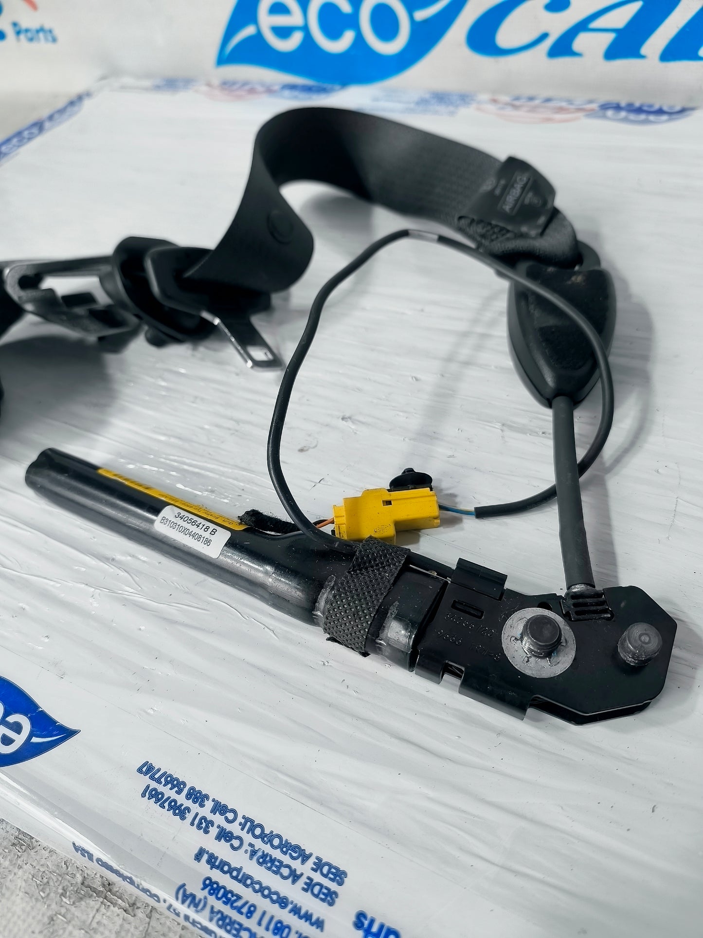 Seat belt complete with pretensioner front right Opel Meriva B Cod.340407288 ecoAG6248