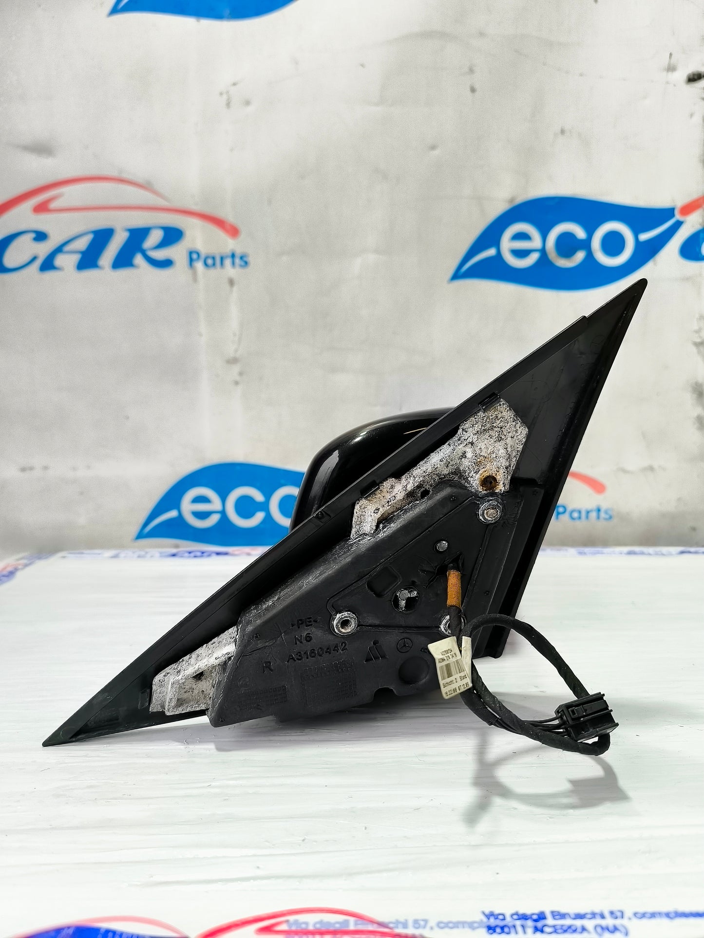 Elektrischer rechter Außenspiegel schwarz Mercedes C-Klasse W204 9-adrig ecoAG6157