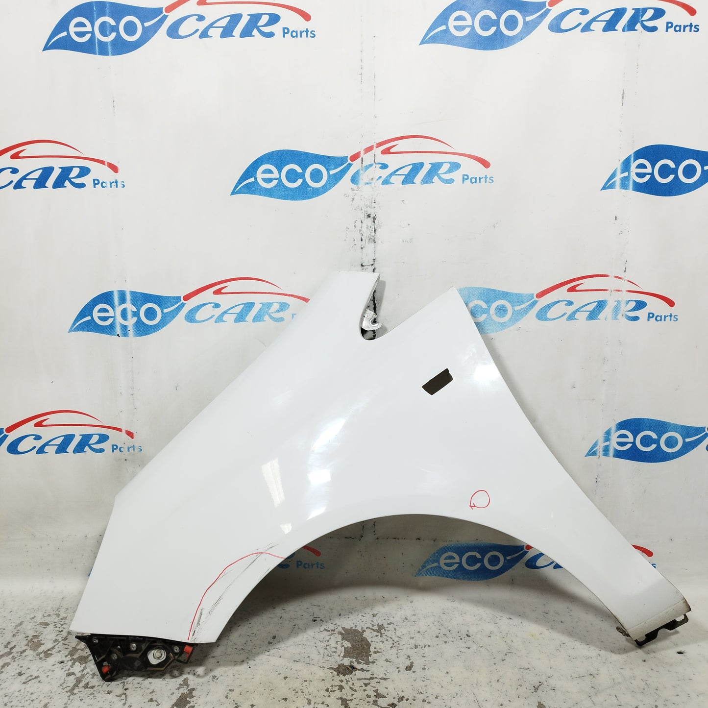 Front mudguard left white Opel Corsa D 2011 ecoAC9578
