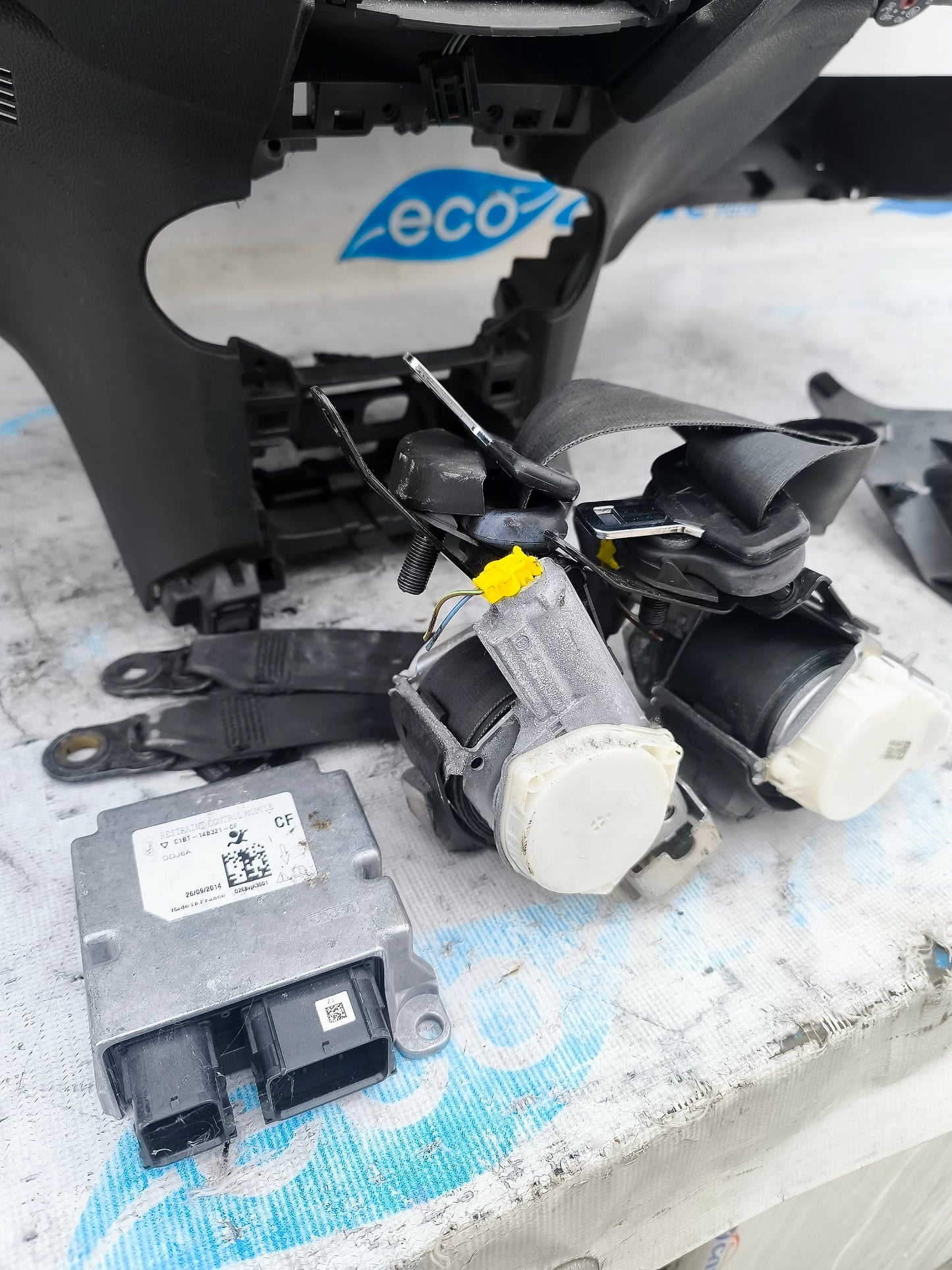 Ford Fiesta 2012 Komplettes Airbag-Kit Code: c1bt-14b321-cf ecoAG6028