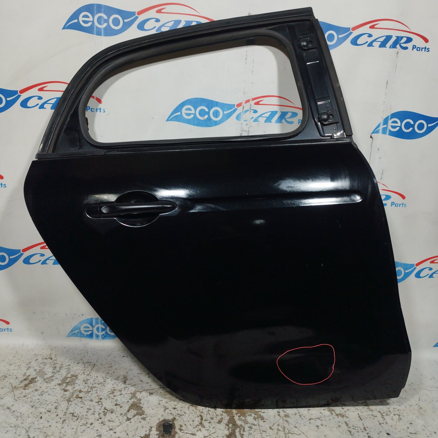 Rear right door black Smart ForFour 453 2014 ecoAC10751