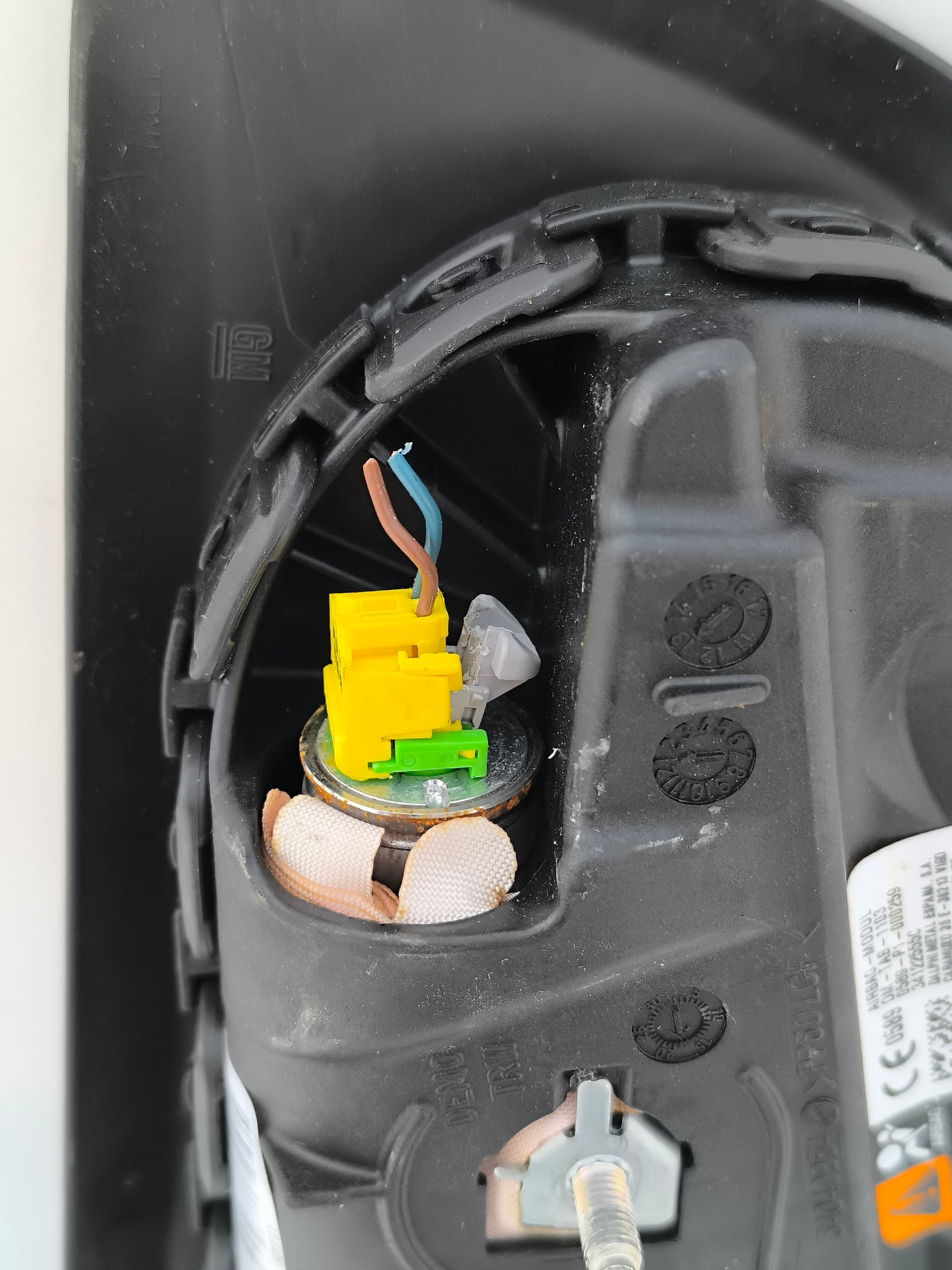 Left seat airbag Opel Adam year 2014 code: 34122555C ecoAG6853