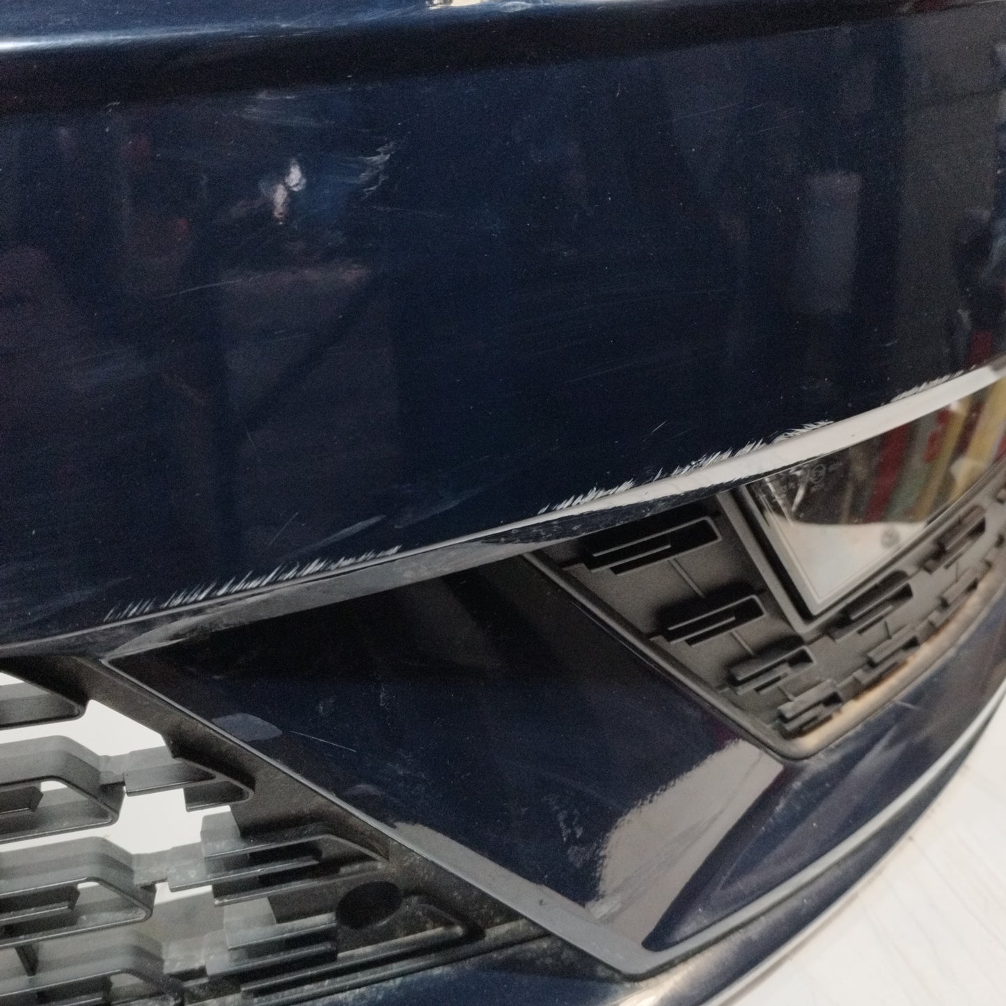 Dark blue front bumper Seat Leon 2017 ecoAC11902