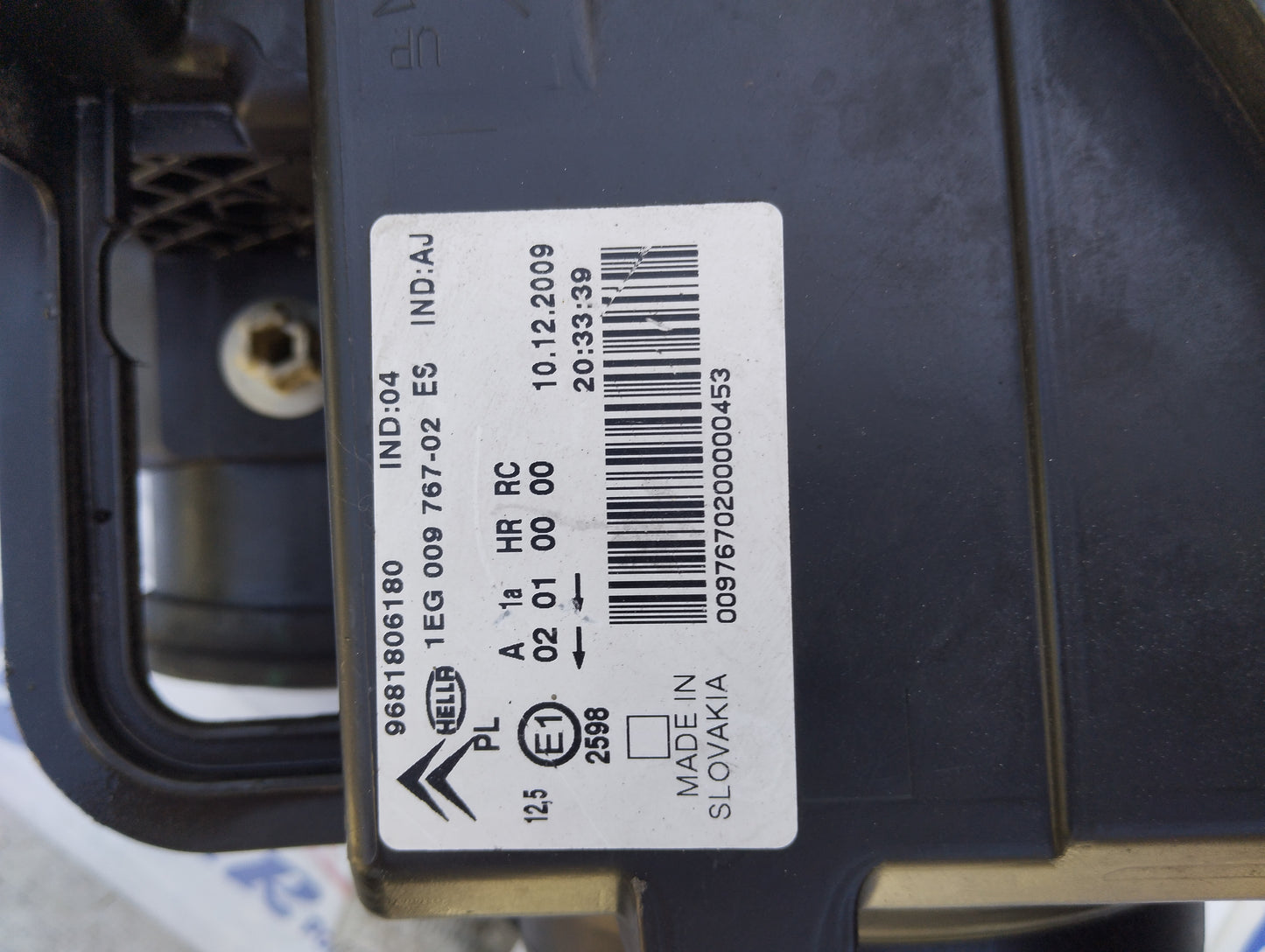 Fanale anteriore dx Citroen C3 Picasso 2013 ecoAG5282