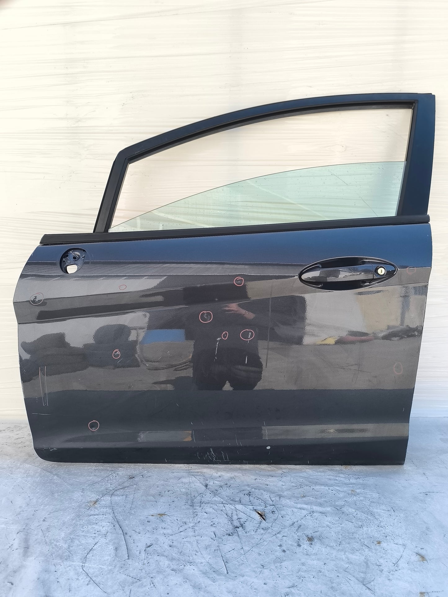 Sportello anteriore sx Ford Fiesta (MK6) anno 2008/2013 grigio canna di fucile ecoAG8037